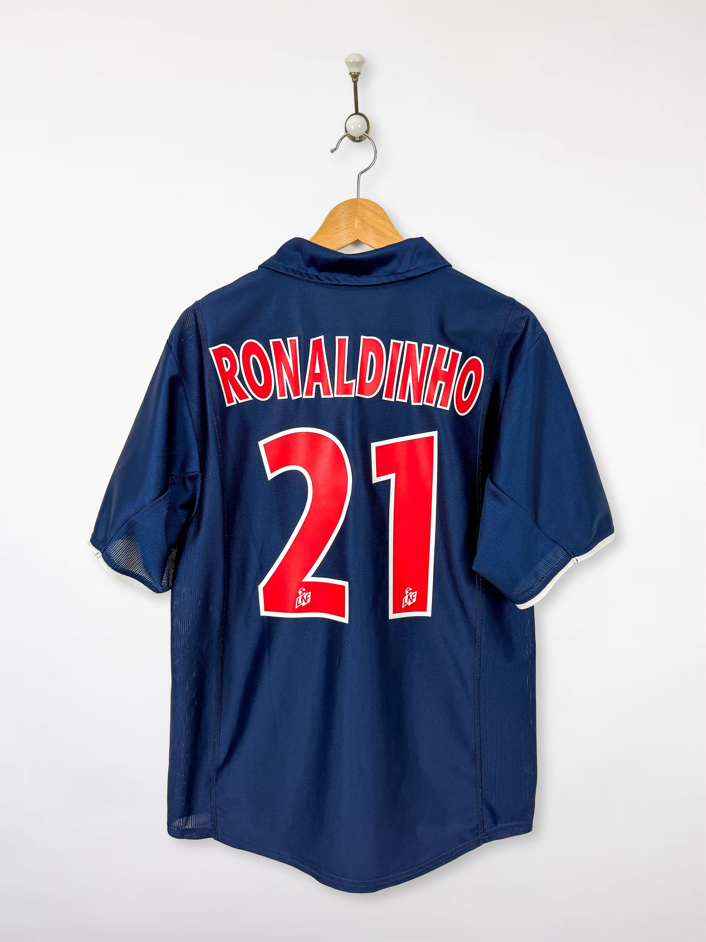 Paris Saint-Germain - Ligue 1 - Ronaldinho - 2002 - Maillot de foot Paris Saint-Germain - Ligue 1 - Ronaldinho - 2002 - Maillot de foot
