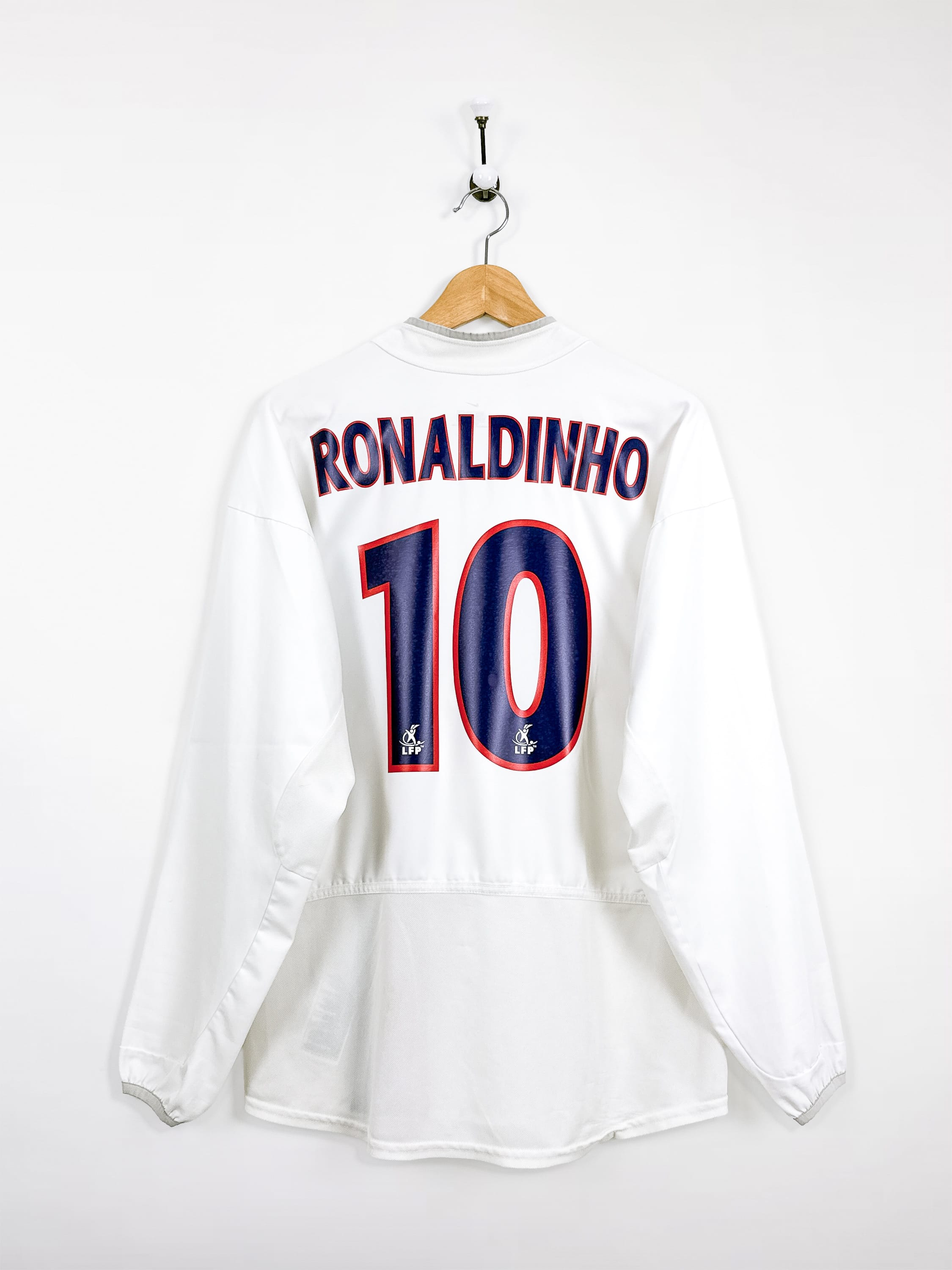 Maillot Paris Saint-Germain 2002/03 Away (M) RONALDINHO #10 L/S