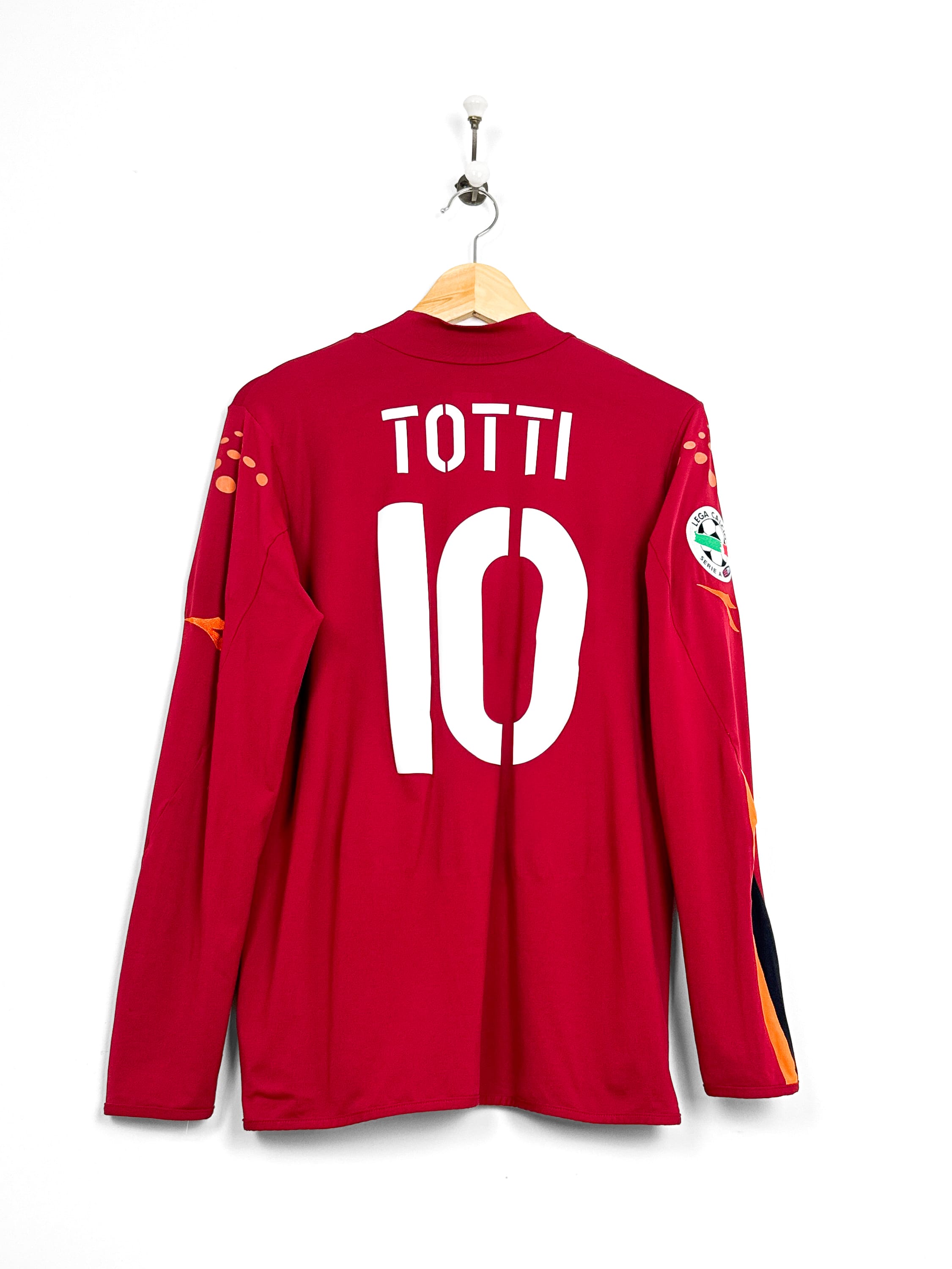 ウェア 04-05 ROMA TOTTI #10 Maillot AS Roma 2004/05 Home (M) TOTTI #10 L/S