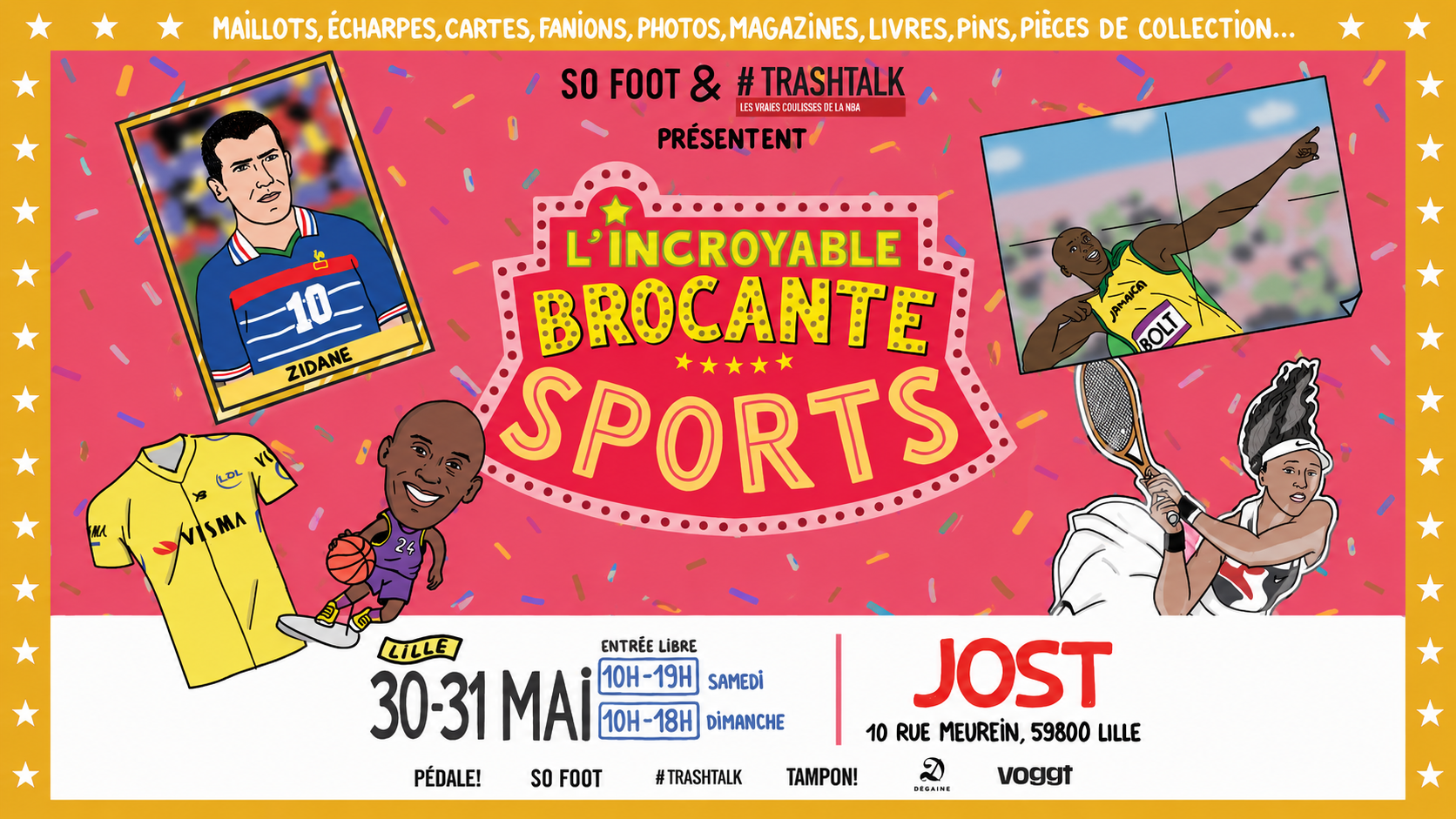 Memoria à l’Incroyable Brocante Sports 2026 à Lille : deux jours autour du football vintage