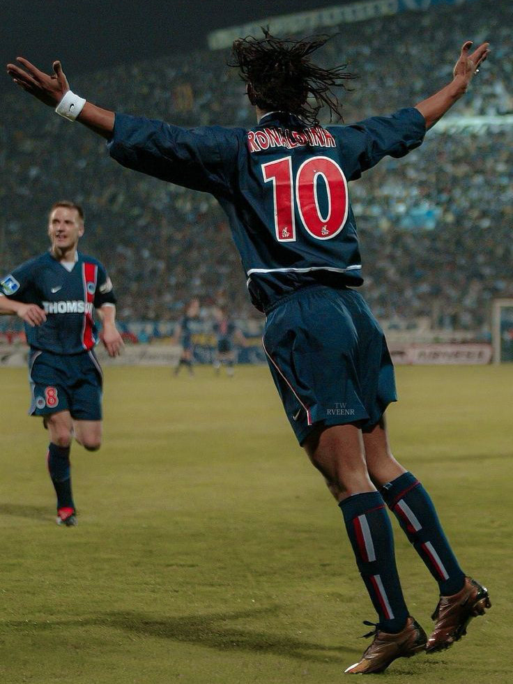 PSG 2002/03 Home (M) RONALDINHO #10 L/S