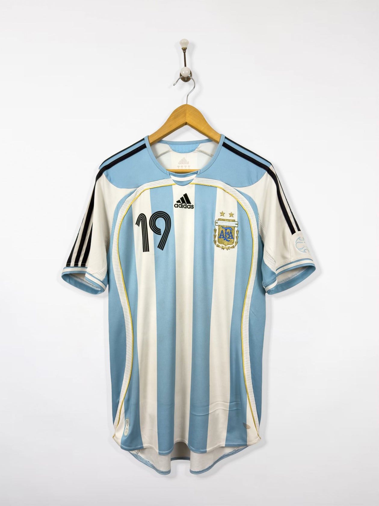 Maillot Argentine Coupe Du Monde 2006 – Blanc – Taille XL – Occasion
