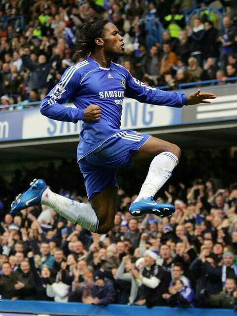 Chelsea 2006/08 Home (M) DROGBA #11 L/S