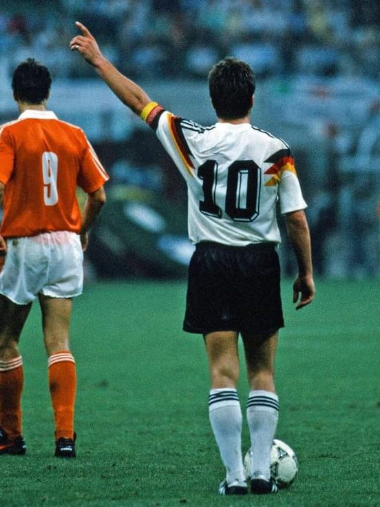 Maillot Allemagne 1990 Home (M) MATTHÄUS #10 L/S