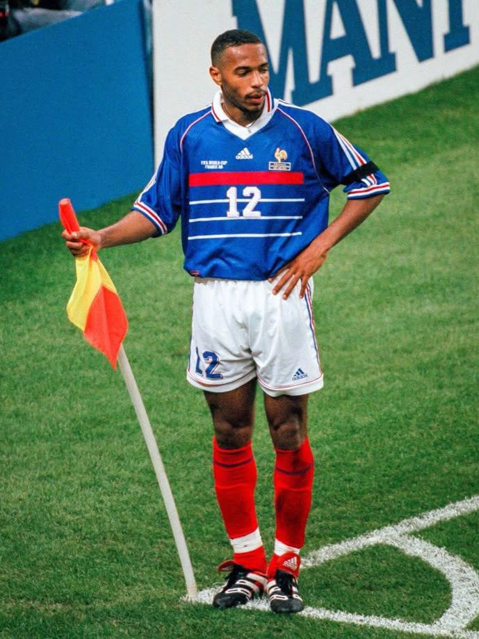 Maillot Équipe de France 1998 Home (XL) HENRY #12
