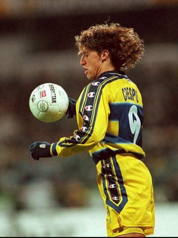 Maillot Parma Calcio 1999/00 Home (L) CRESPO #9