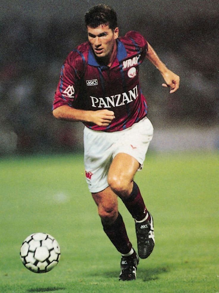 Maillot Girondins Bordeaux 1994/95 Home (M) ZIDANE #7