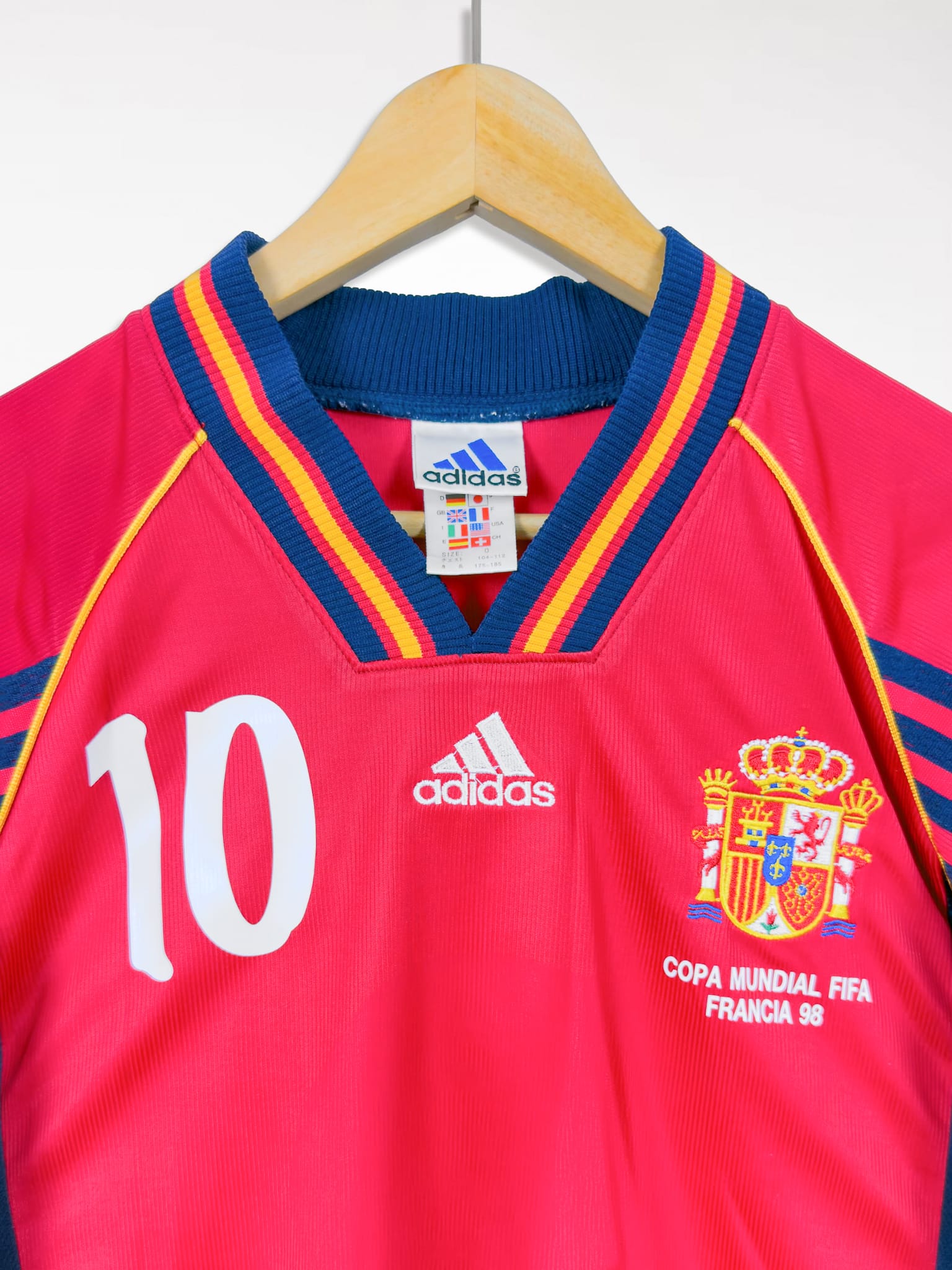 Espagne World Cup 1998 Home (L) RAÚL #10