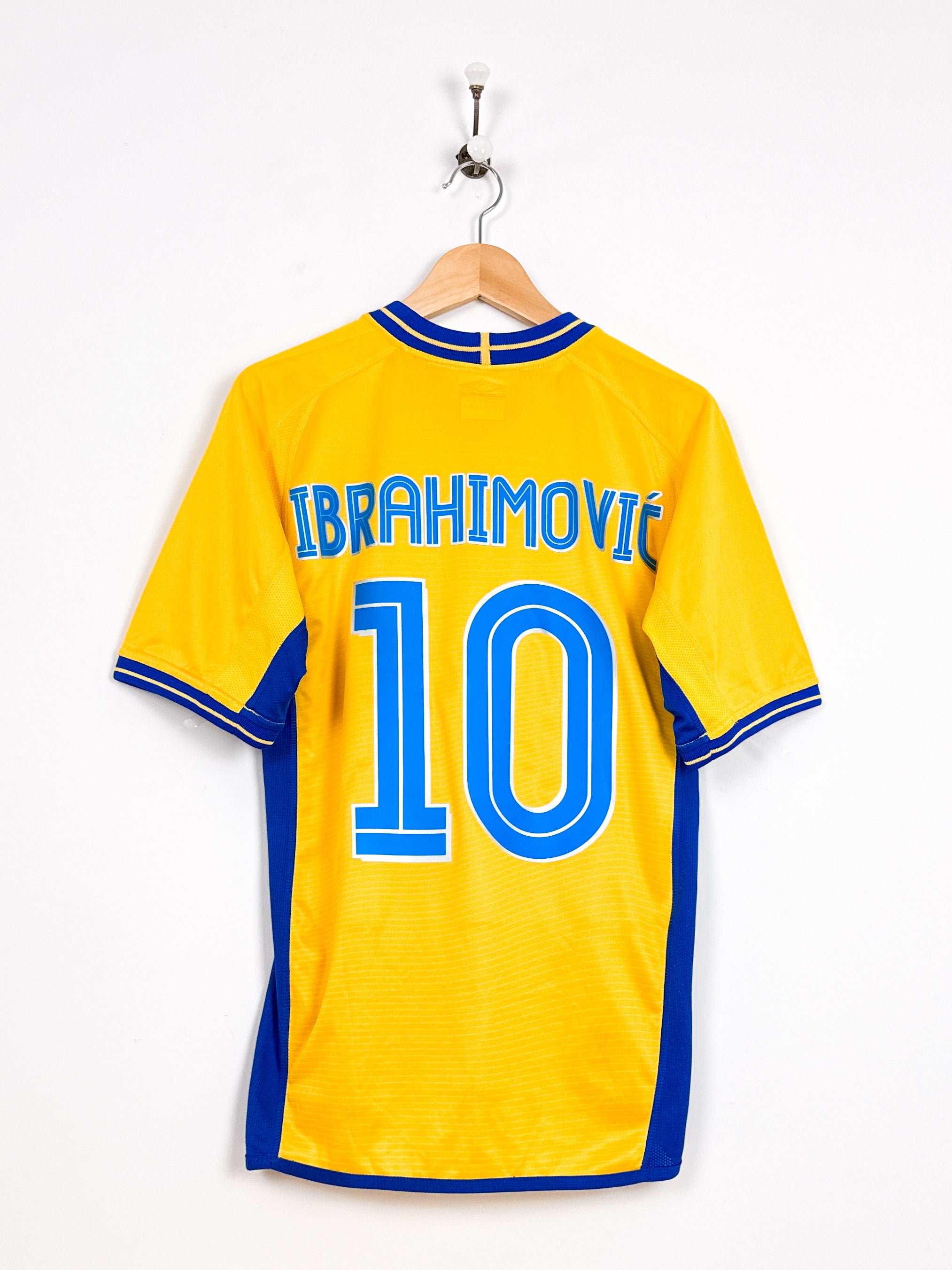 Maillot Suède 2004 Home (M) IBRAHIMOVIC #10