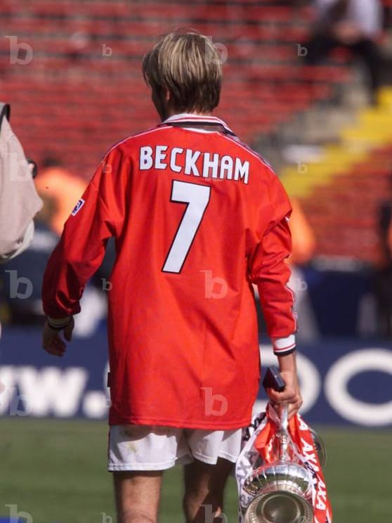 Maillot Manchester United 1998/00 Home (M) BECKHAM #7