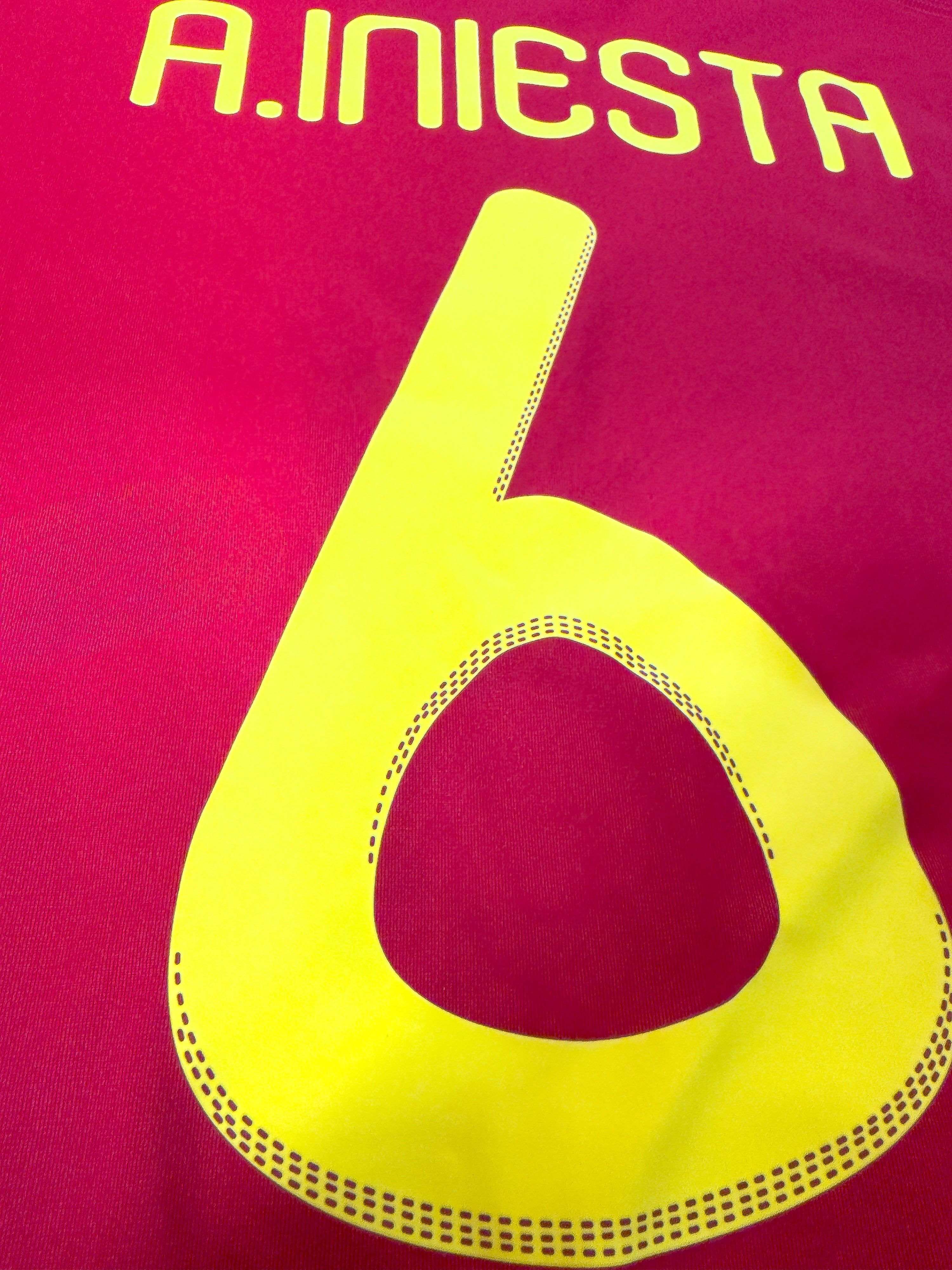 Maillot Espagne 2010 Home (M) INIESTA #6