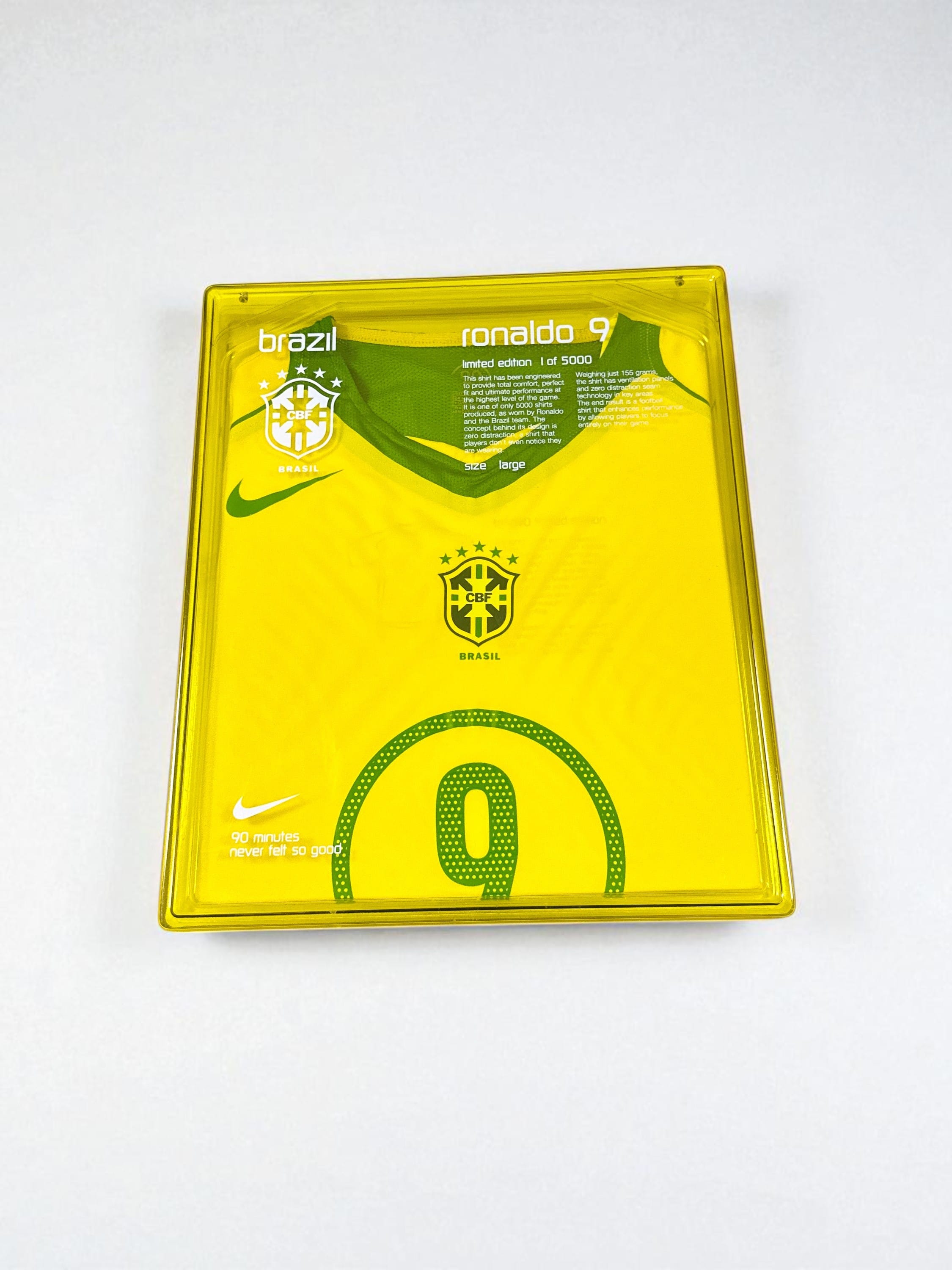 Brazil Limted Edition Boxed 2004 RONALDO #9 – Nike T90 Player Issue