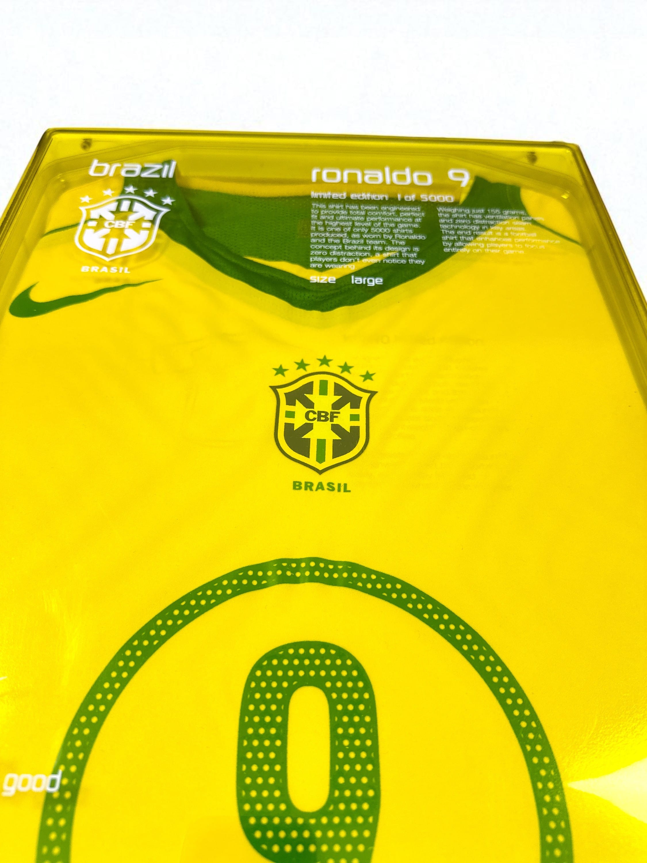 Brazil Limted Edition Boxed 2004 RONALDO #9 – Nike T90 Player Issue