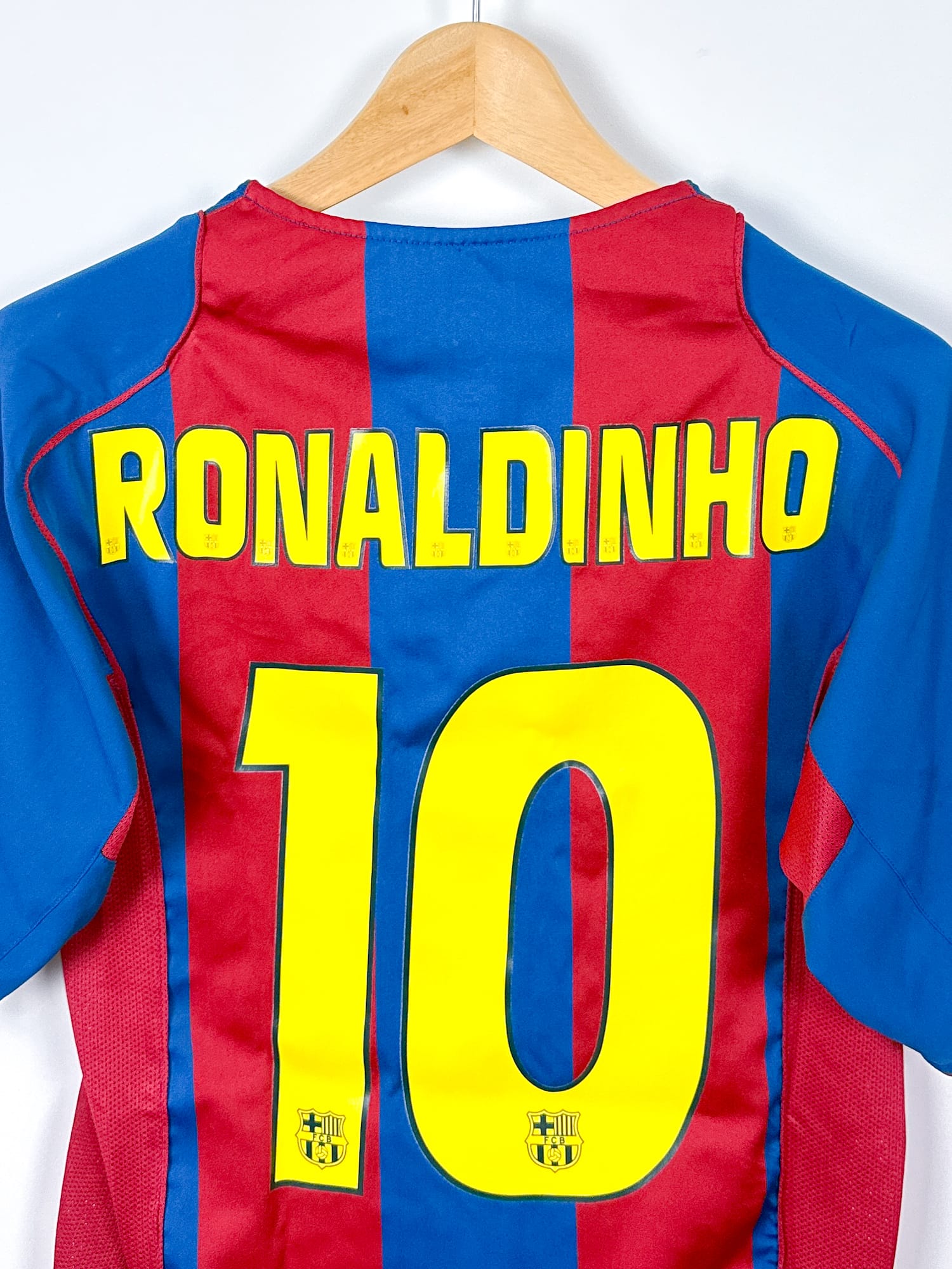 FC Barcelone 2004/05 Home (S) RONALDINHO #10