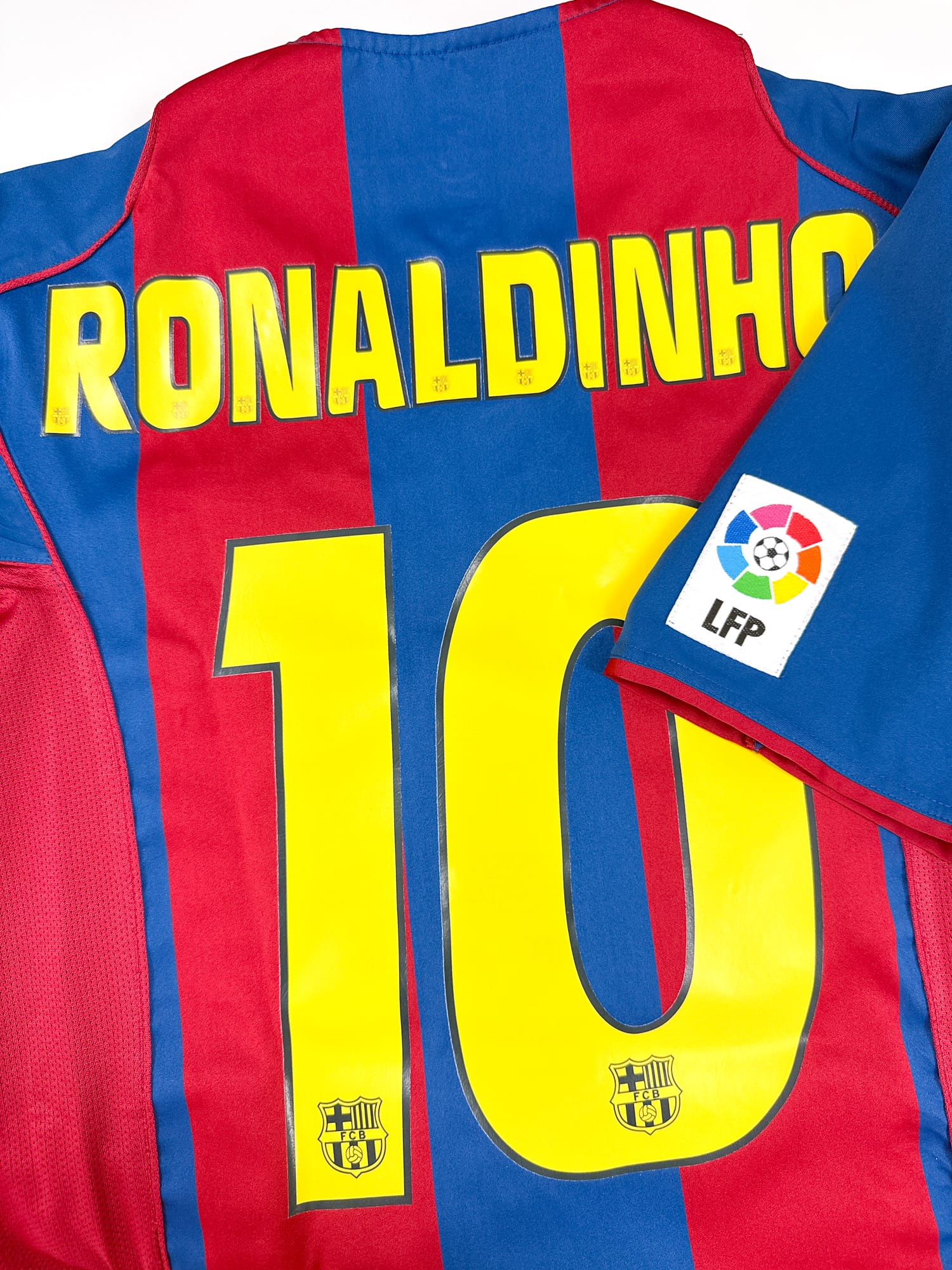 FC Barcelone 2004/05 Home (S) RONALDINHO #10