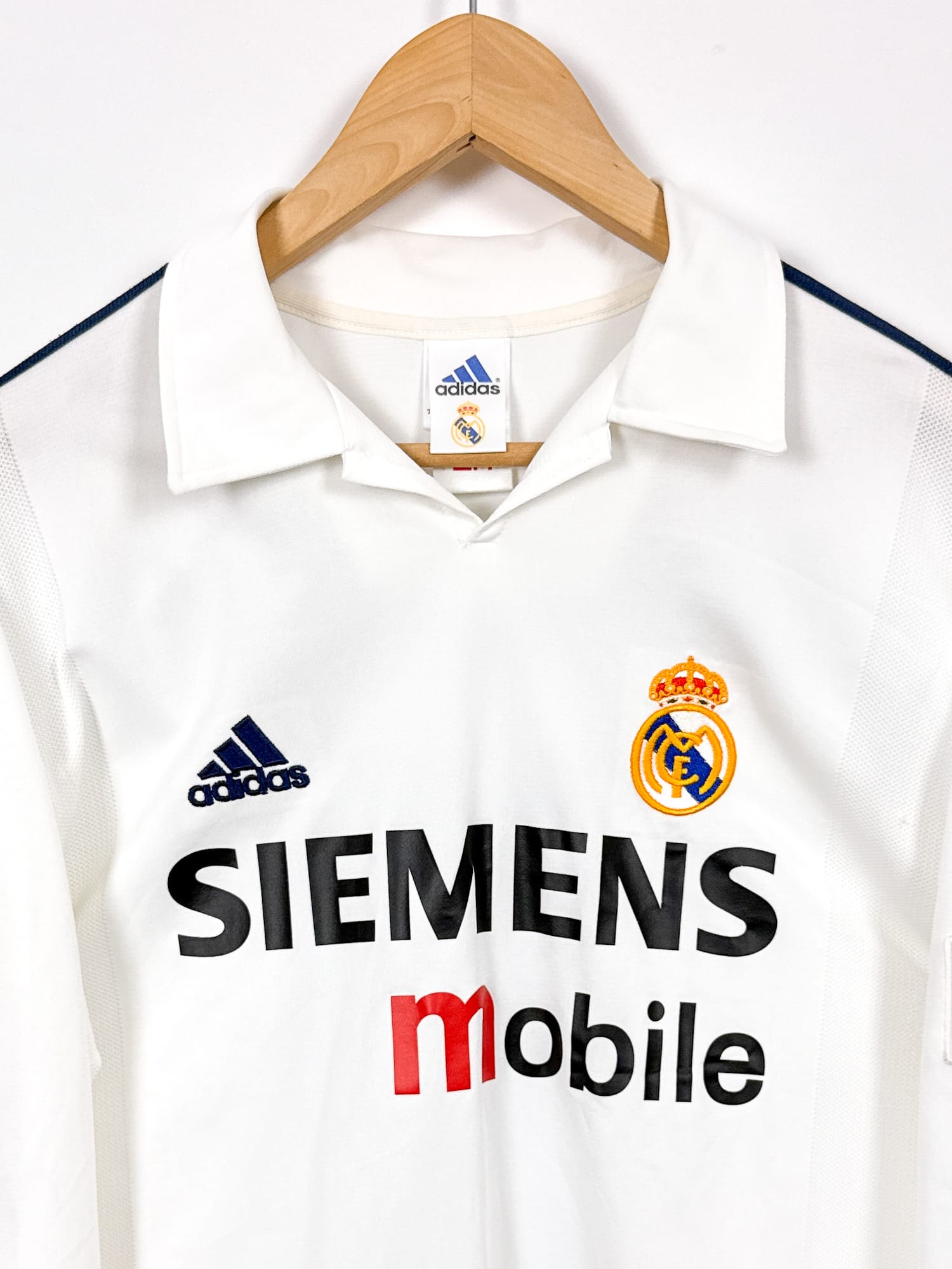 Real Madrid 2002/03 Home (M) RONALDO #11 - Player Issue L/S