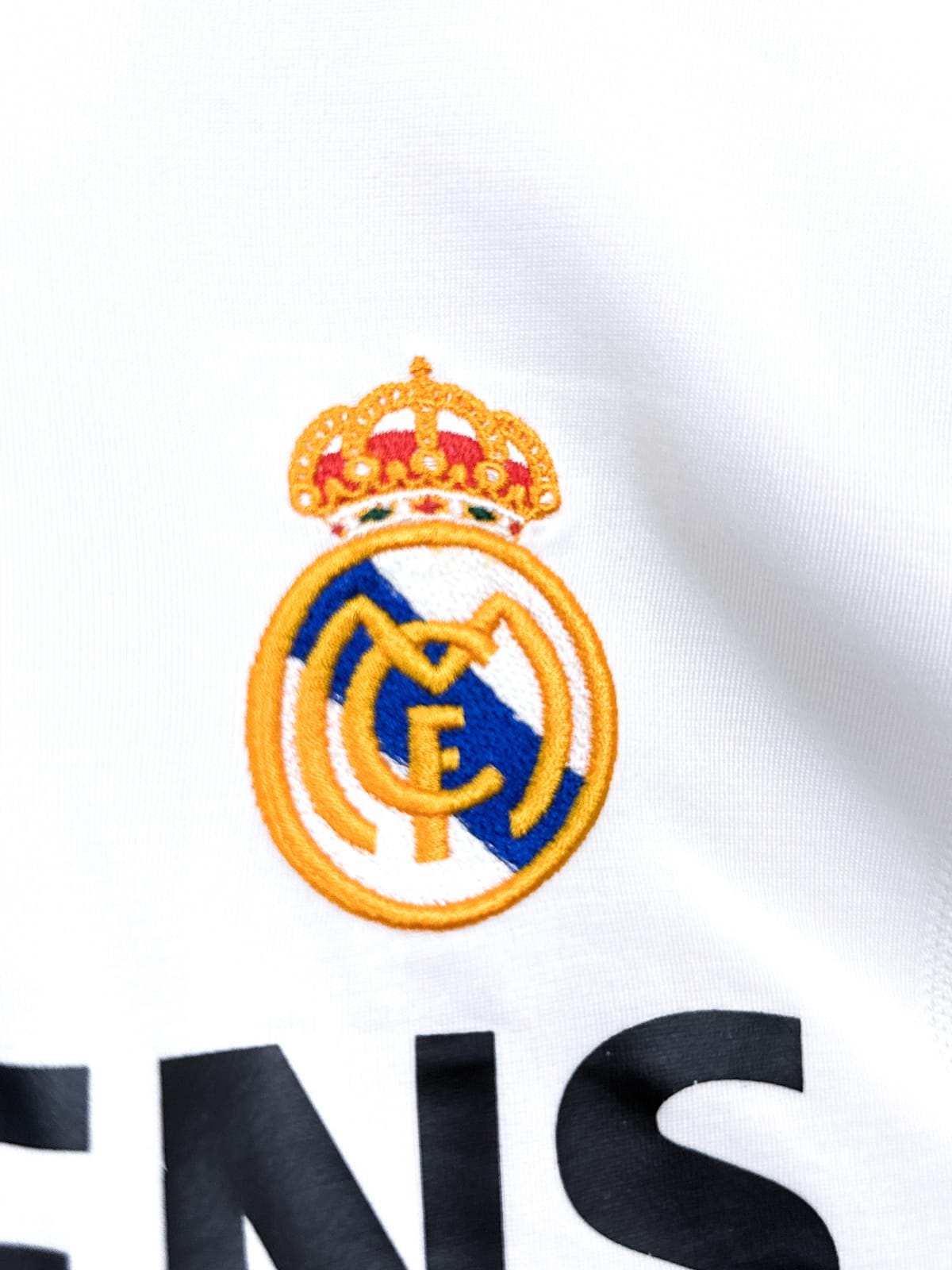 Real Madrid 2002/03 Home (M) RONALDO #11 - Player Issue L/S