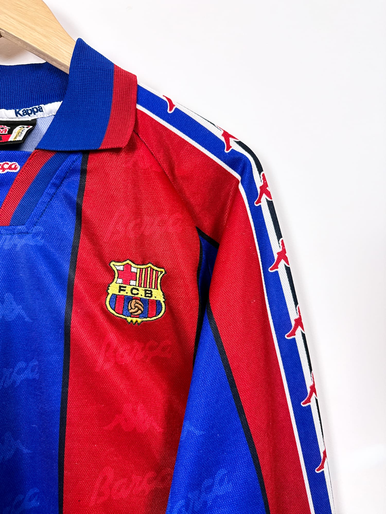 FC Barcelona 1996/97 Home (M) RONALDO #9 L/S