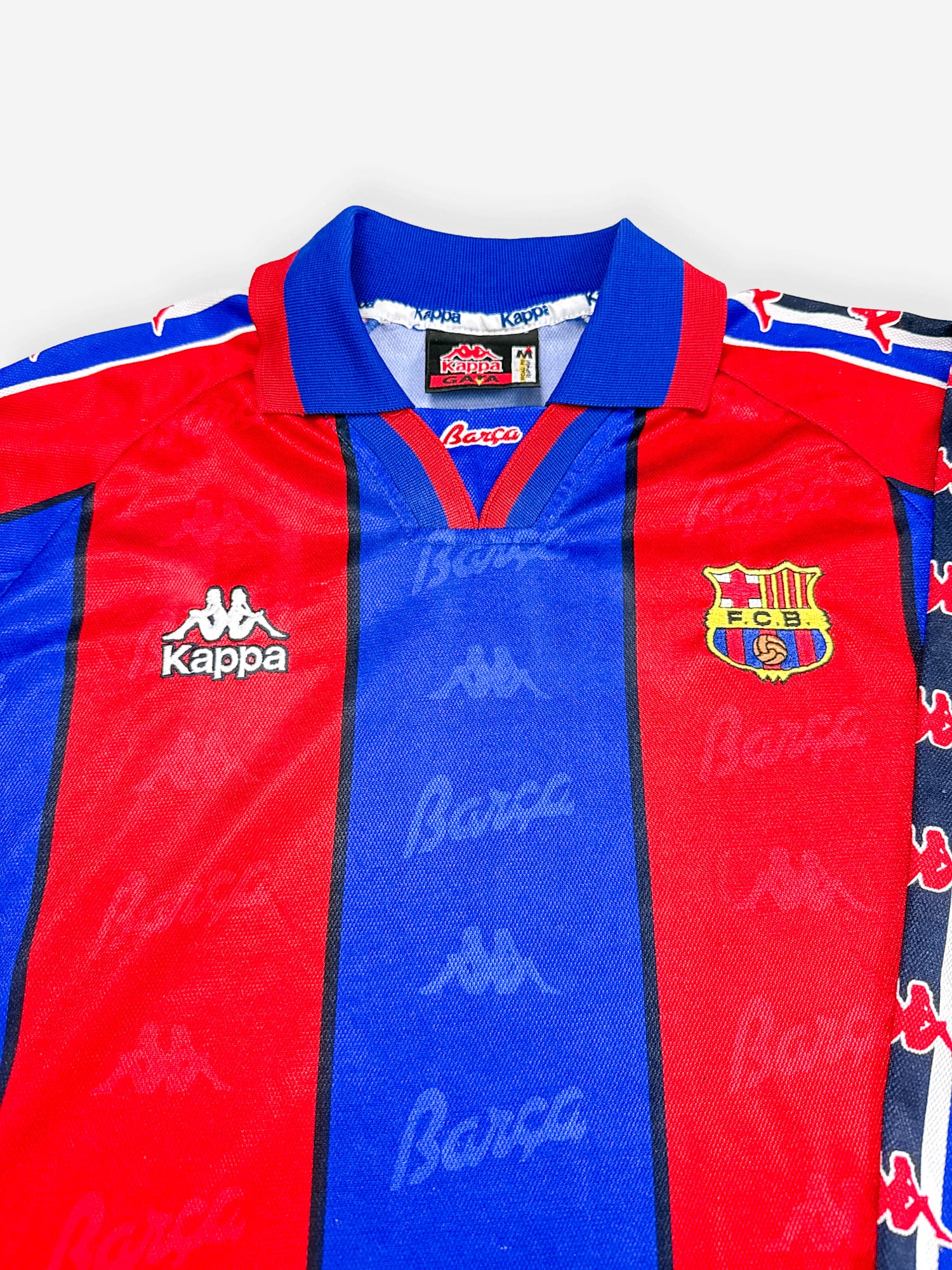 FC Barcelona 1996/97 Home (M) RONALDO #9 L/S