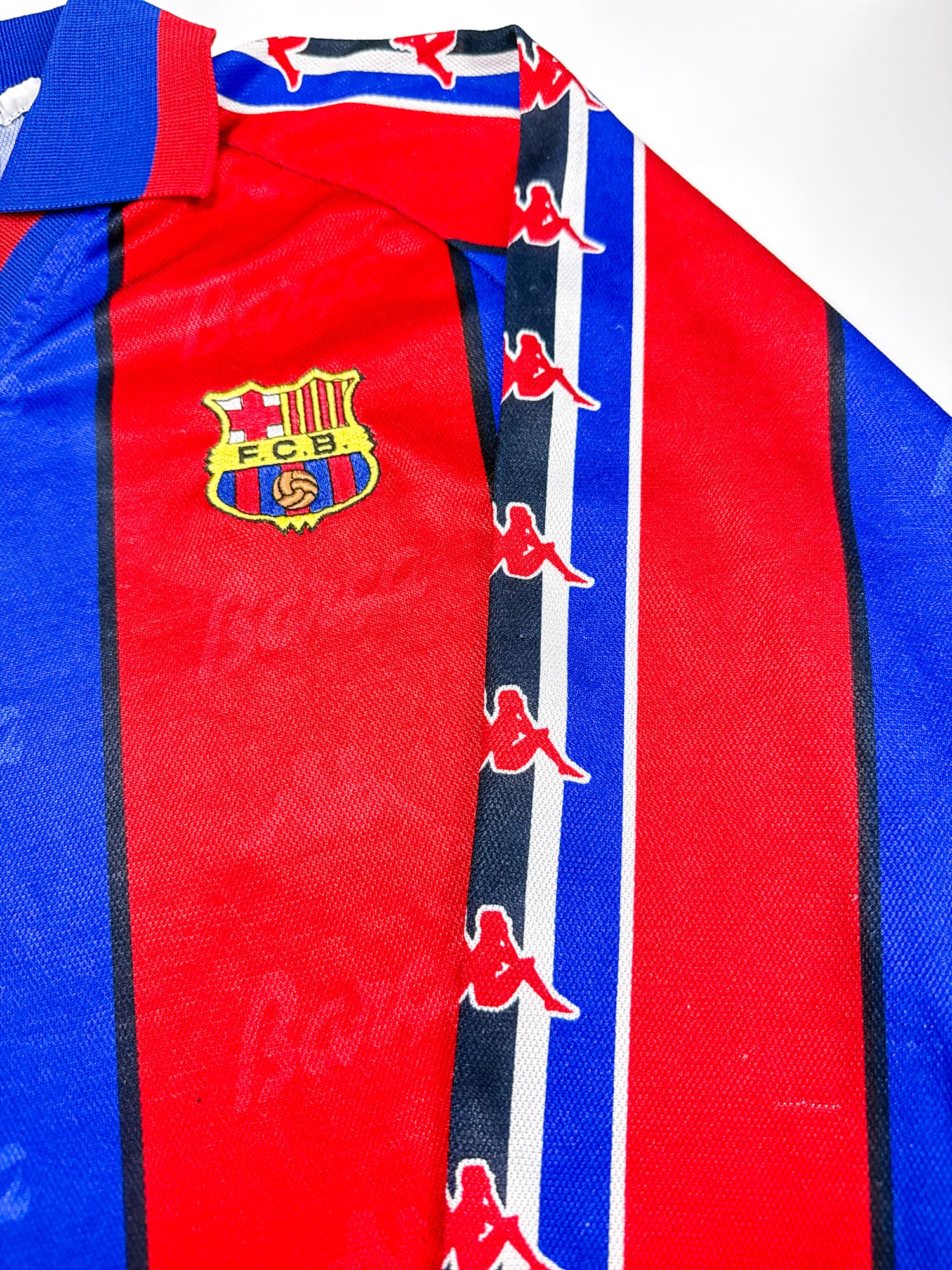 FC Barcelona 1996/97 Home (M) RONALDO #9 L/S