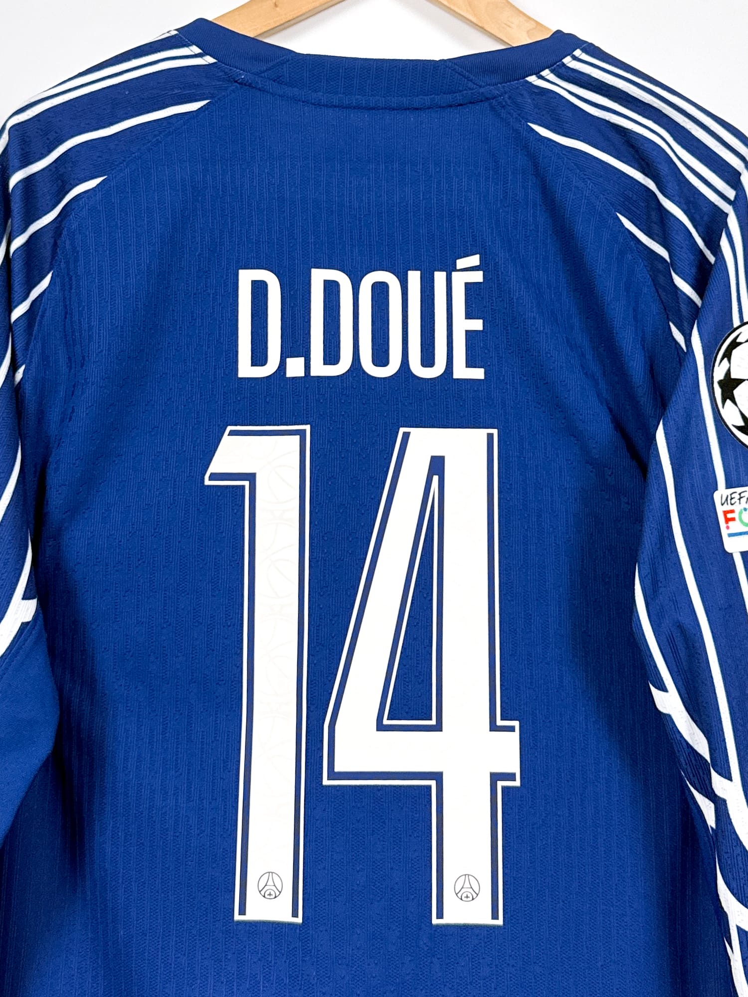 Paris Saint-Germain 2024/25 Fourth (L) D.DOUÉ #14 * BNWT*