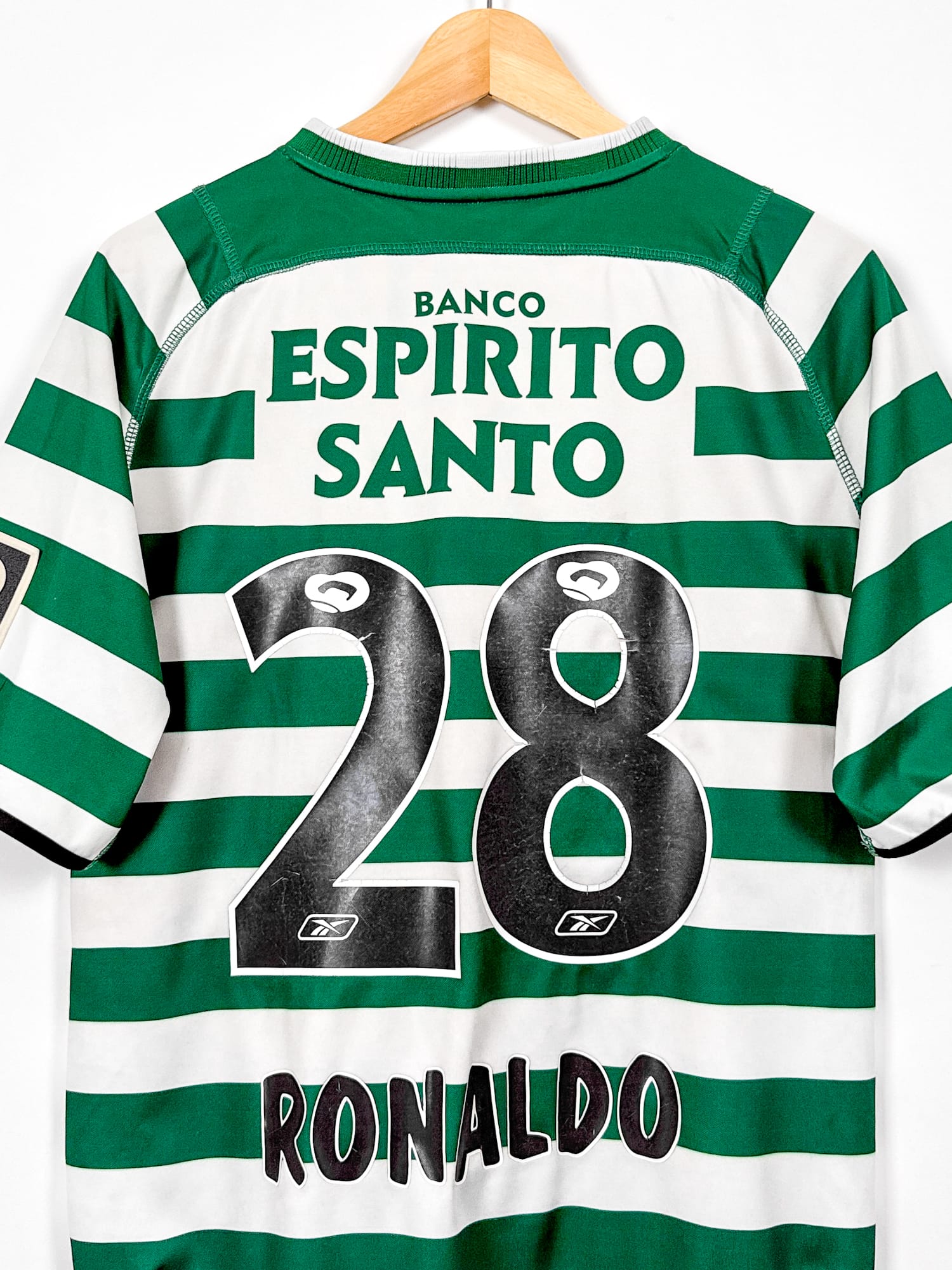 Sporting Portugal 2003/04 Home (S) RONALDO #28