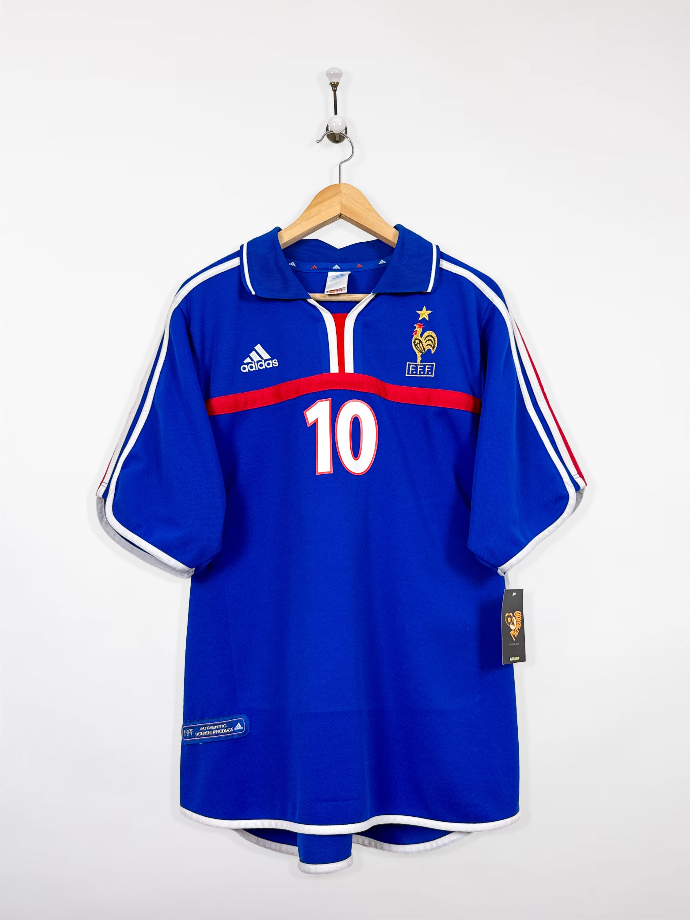 Maillot Equipe de France 2000 Home (XL) ZIDANE #10