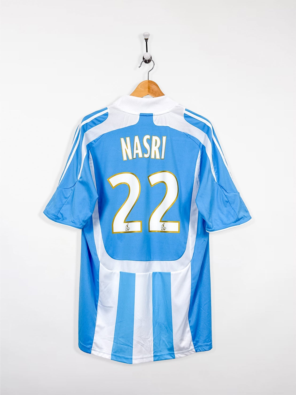 Maillot Vintage Équipe De France Extérieur 2008-2009 – N°11 Nasri – Adidas – Taille XL – État Moyen
