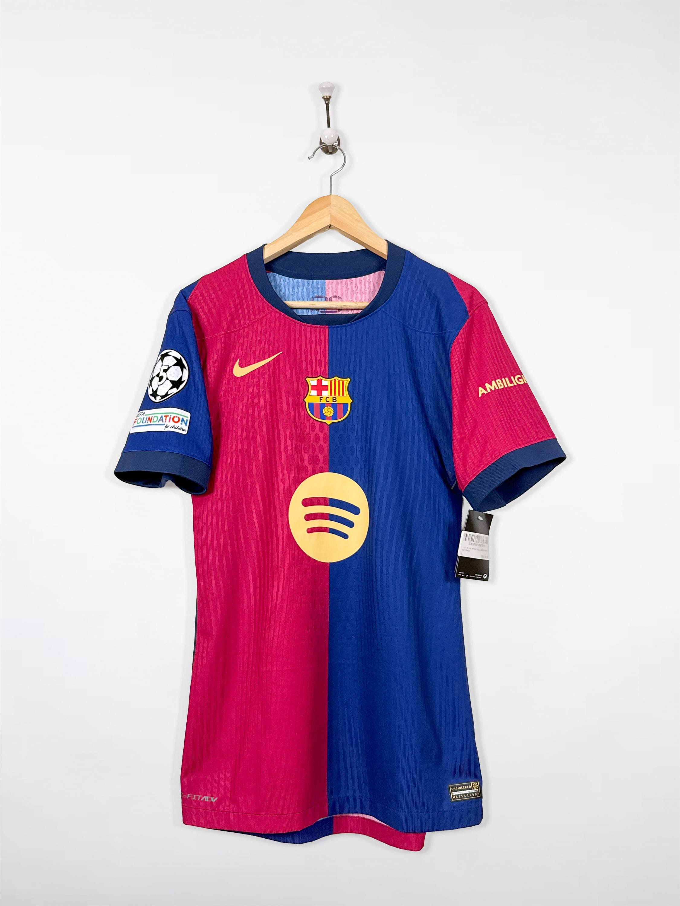 FC Barcelona 2024/25 Home (M) Lamine Yamal #19 Player Issue UCL