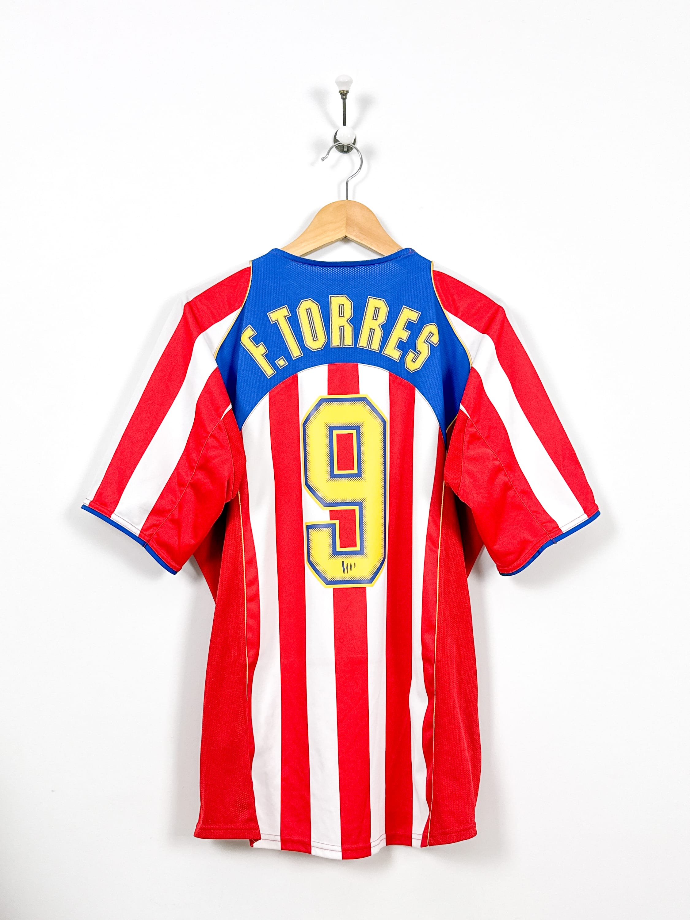 🕷️ Atlético Madrid 2004/05 Home (L) TORRES #9