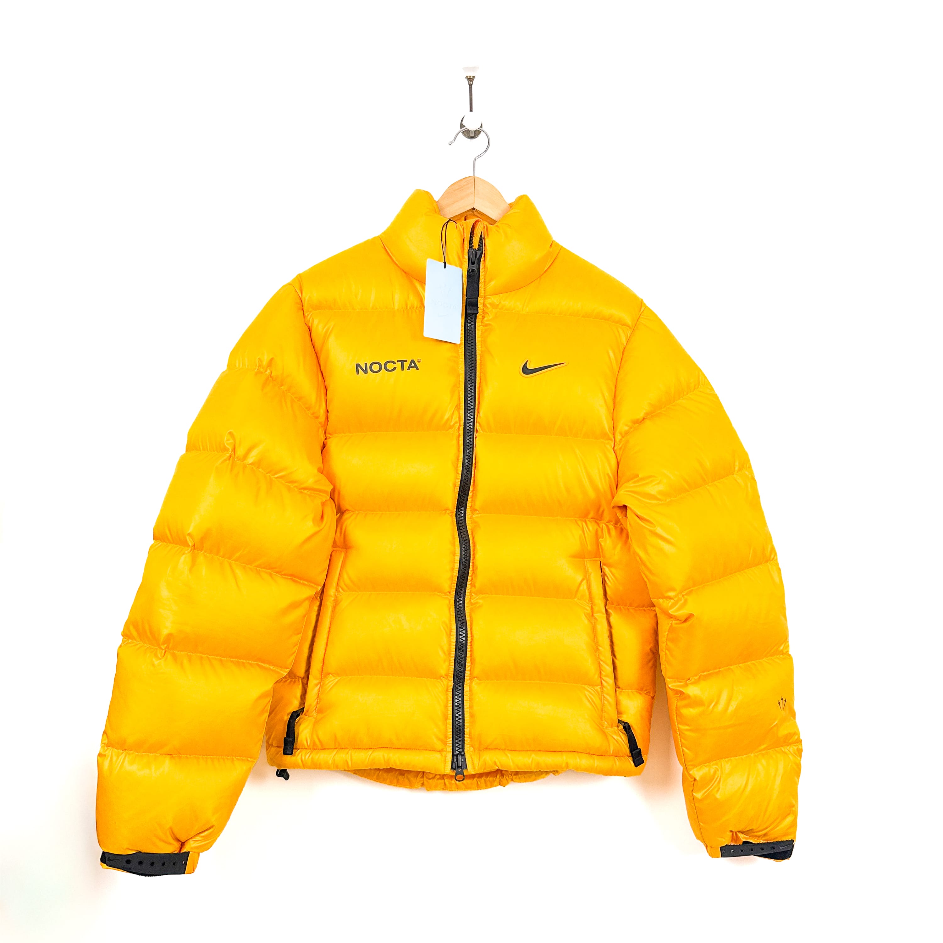 Nike x NOCTA Sunset Puffer Yellow Down Jacket BNWT