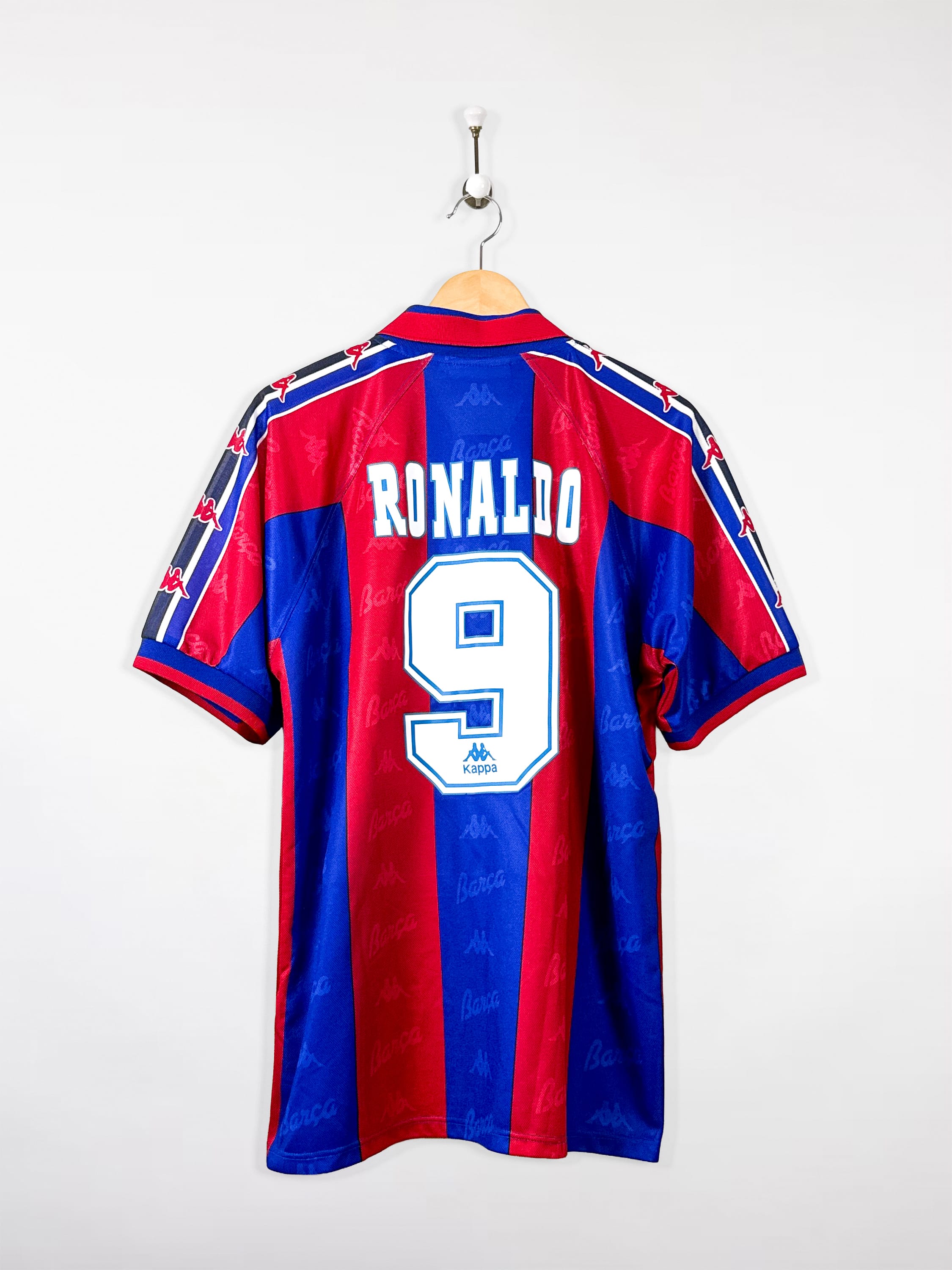 Maillot FC Barcelona 1996/97 Home (M) RONALDO #9