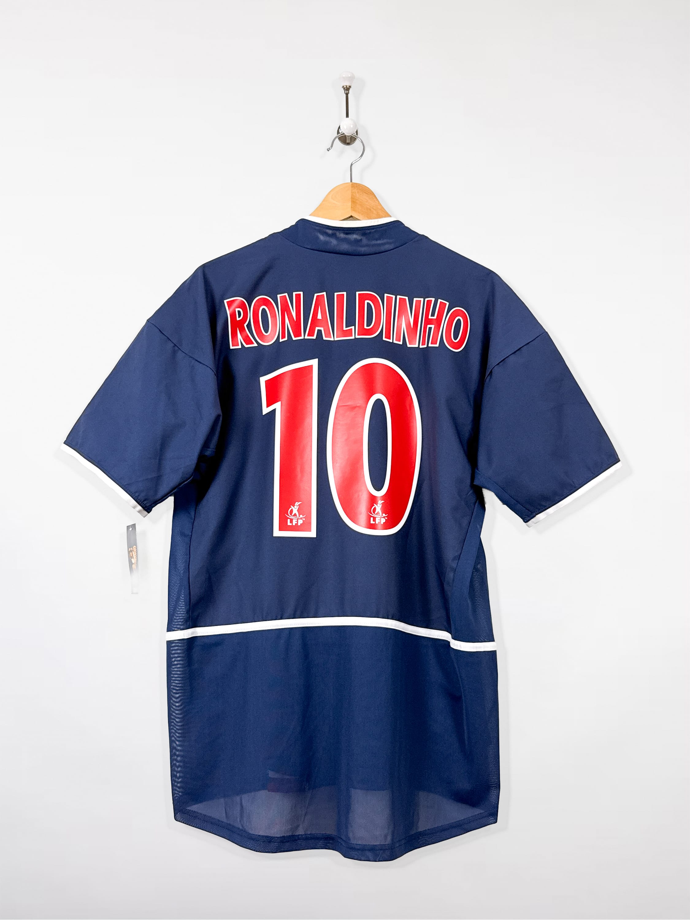 Maillot PSG 2002/03 Home (M) RONALDINHO #10 – Player Issue