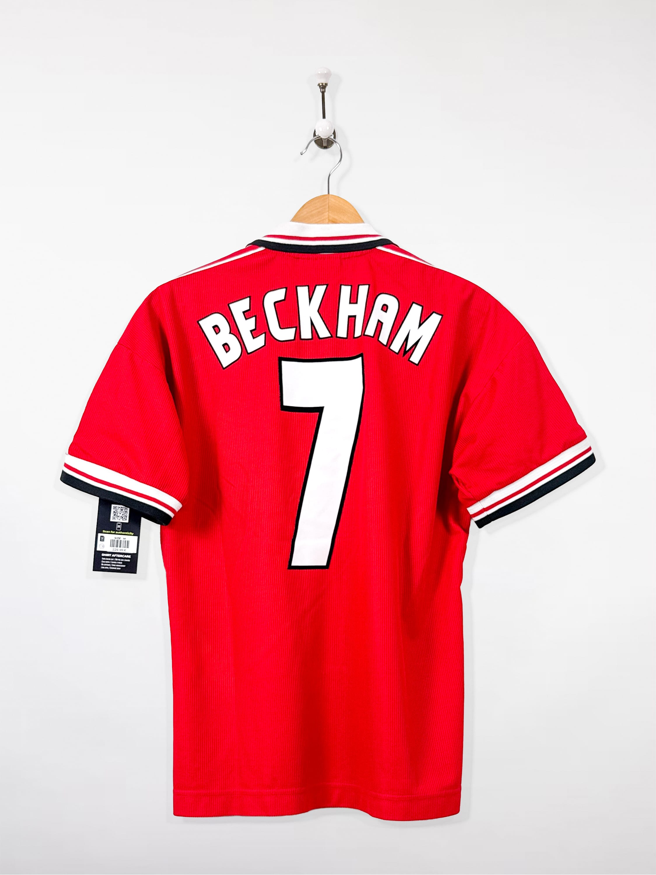 Maillot Manchester United 1998/00 Home (M) BECKHAM #7
