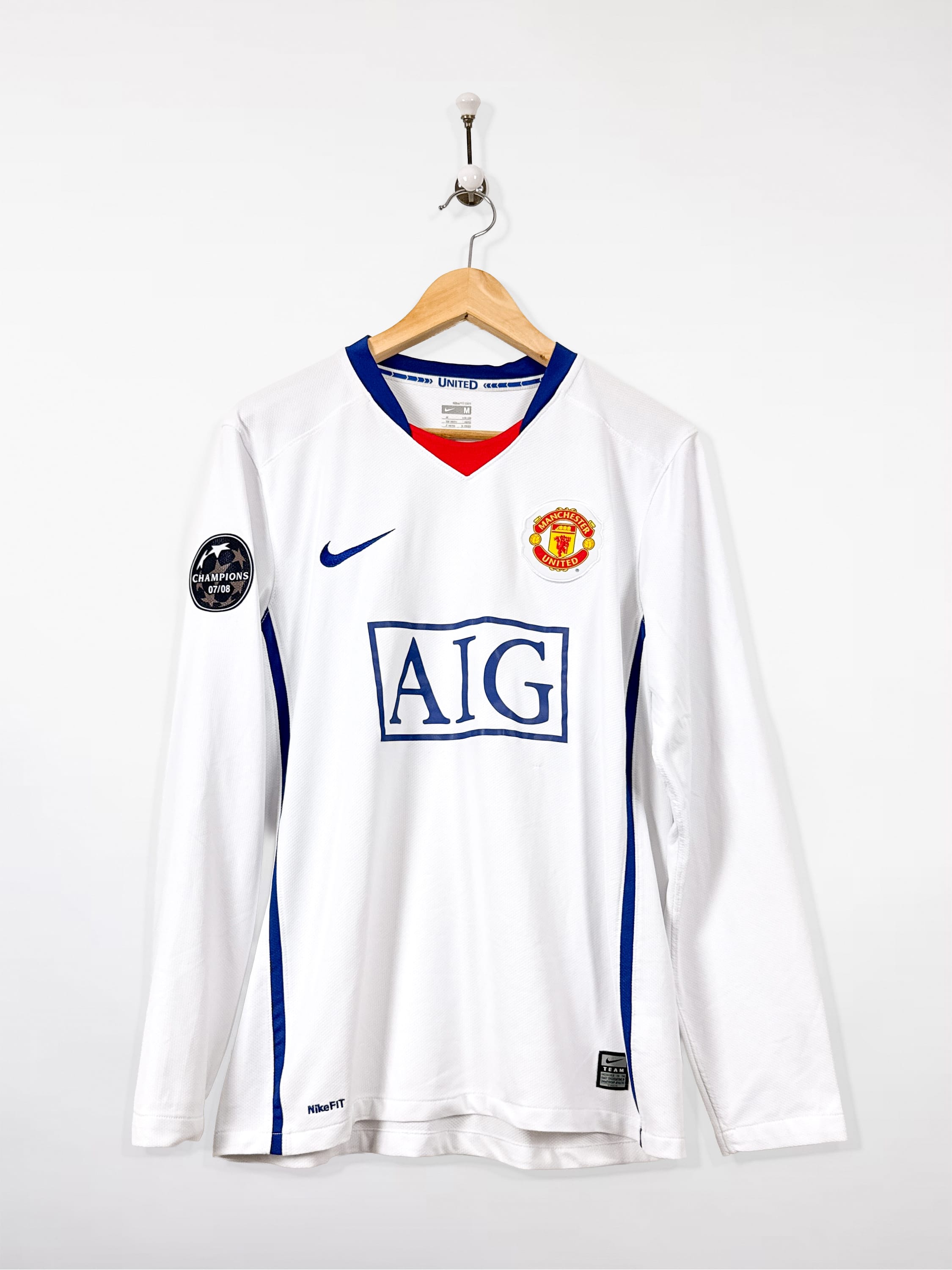Maillot Manchester United 2008/09 Away (M) RONALDO #7 L/S