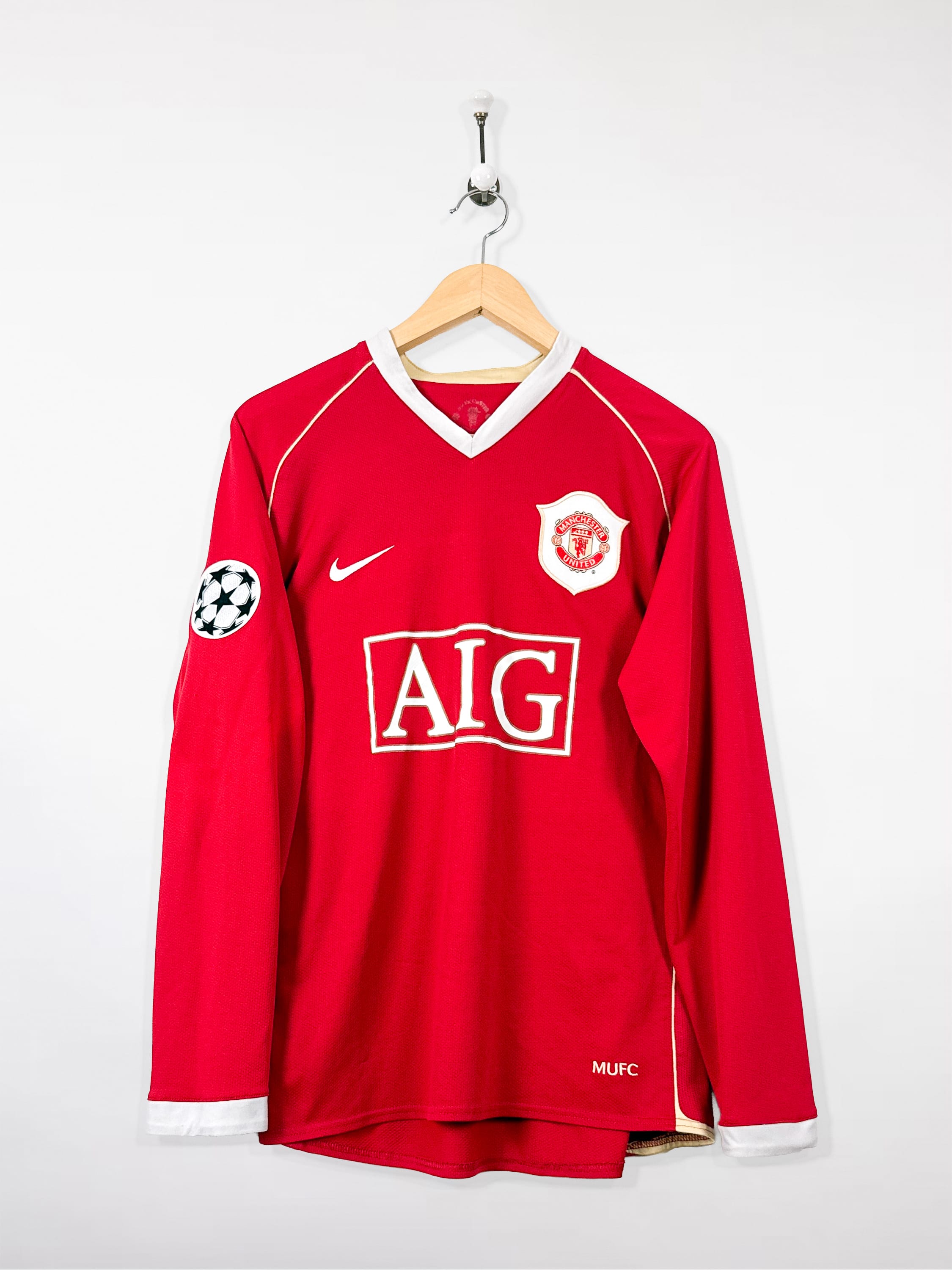 Maillot Manchester United 2006/07 Home (M) RONALDO #7 L/S