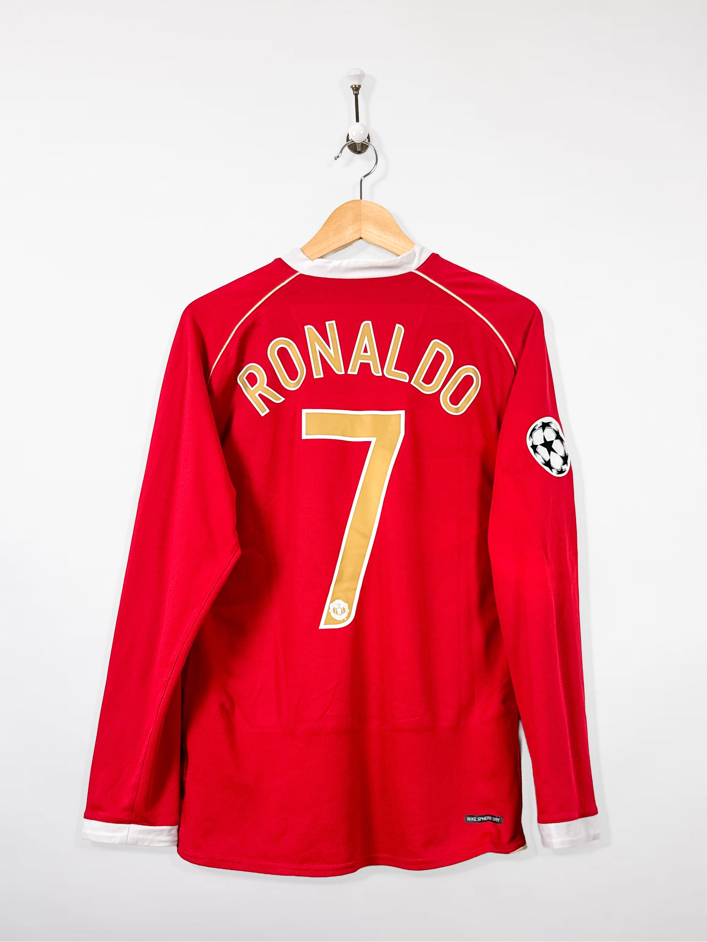 Maillot Manchester United 2006/07 Home (M) RONALDO #7 L/S
