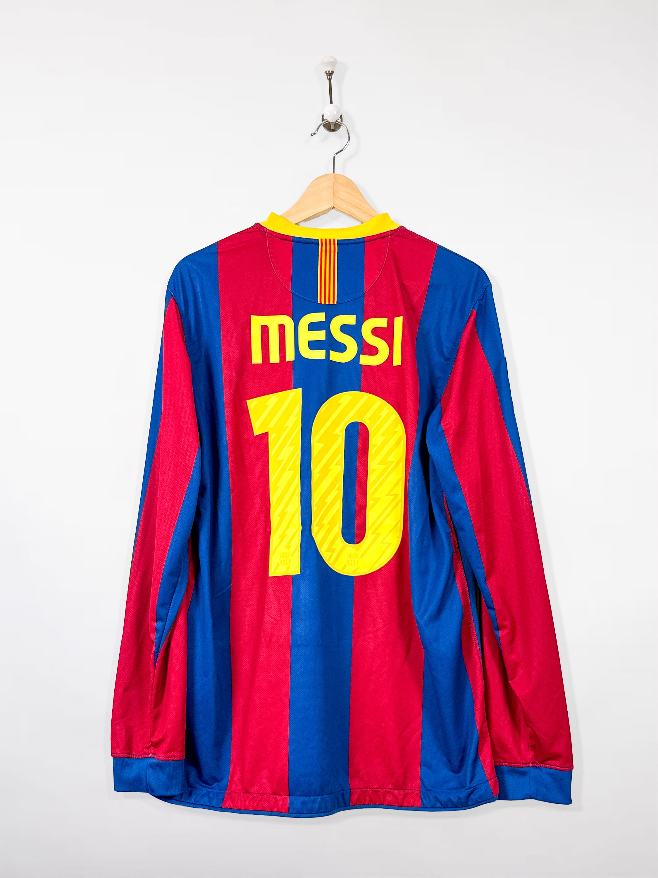 Maillot FC Barcelone 2010/11 Home (L) MESSI #10 L/S