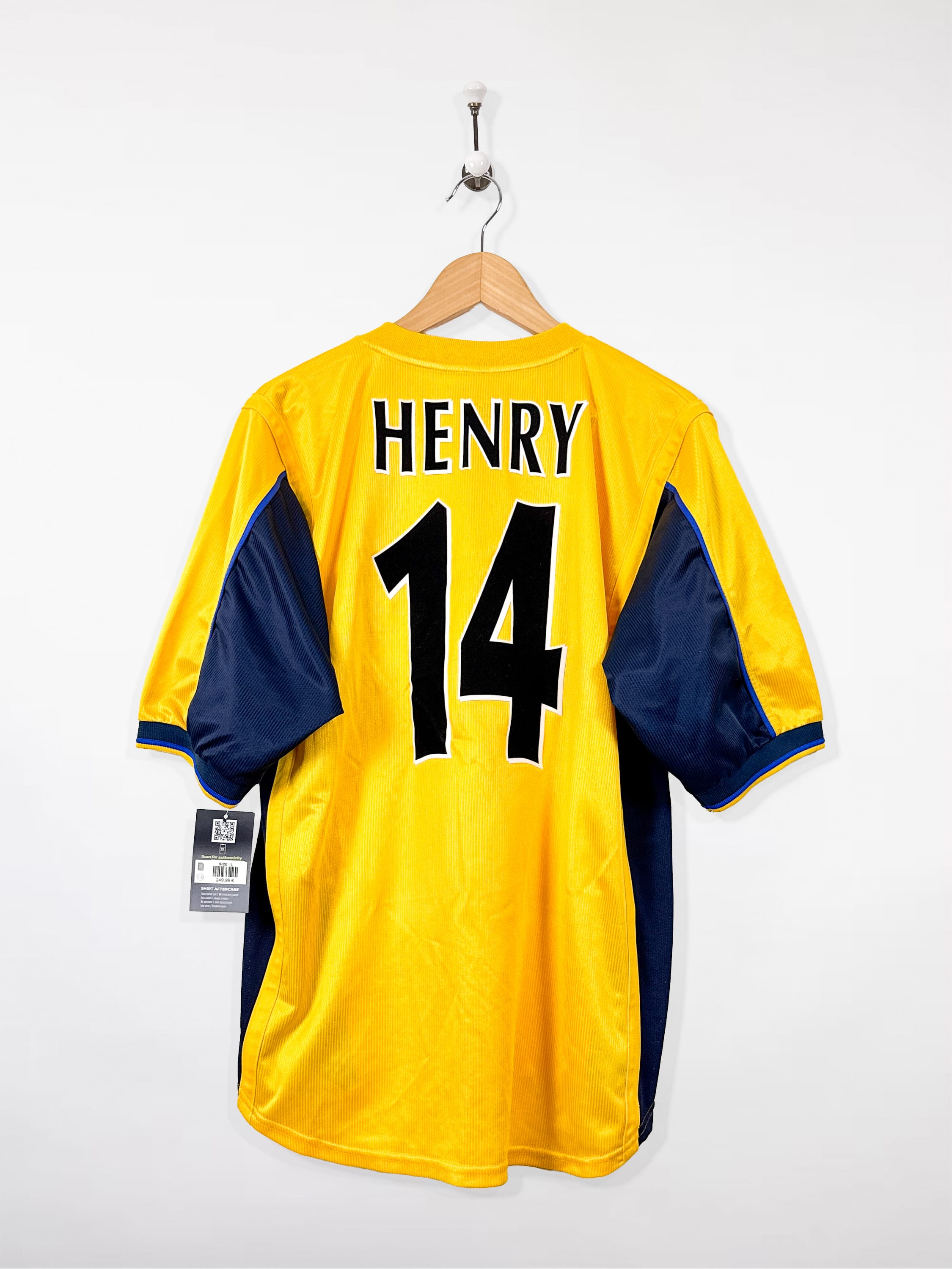 Maillot Arsenal 1999/00 Away (L) HENRY #14
