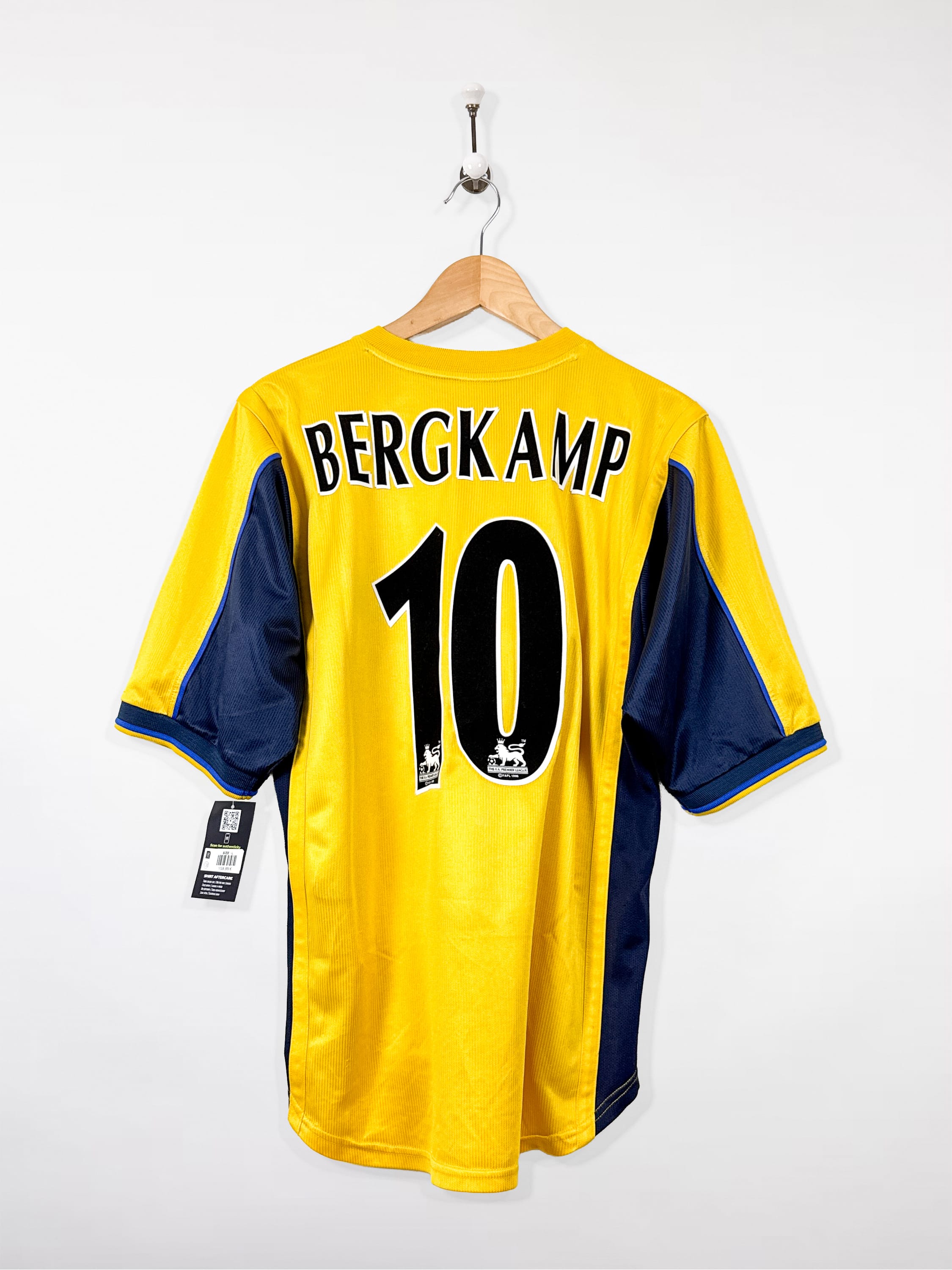 Maillot Arsenal 1999/00 Away (L) BERGKAMP #10