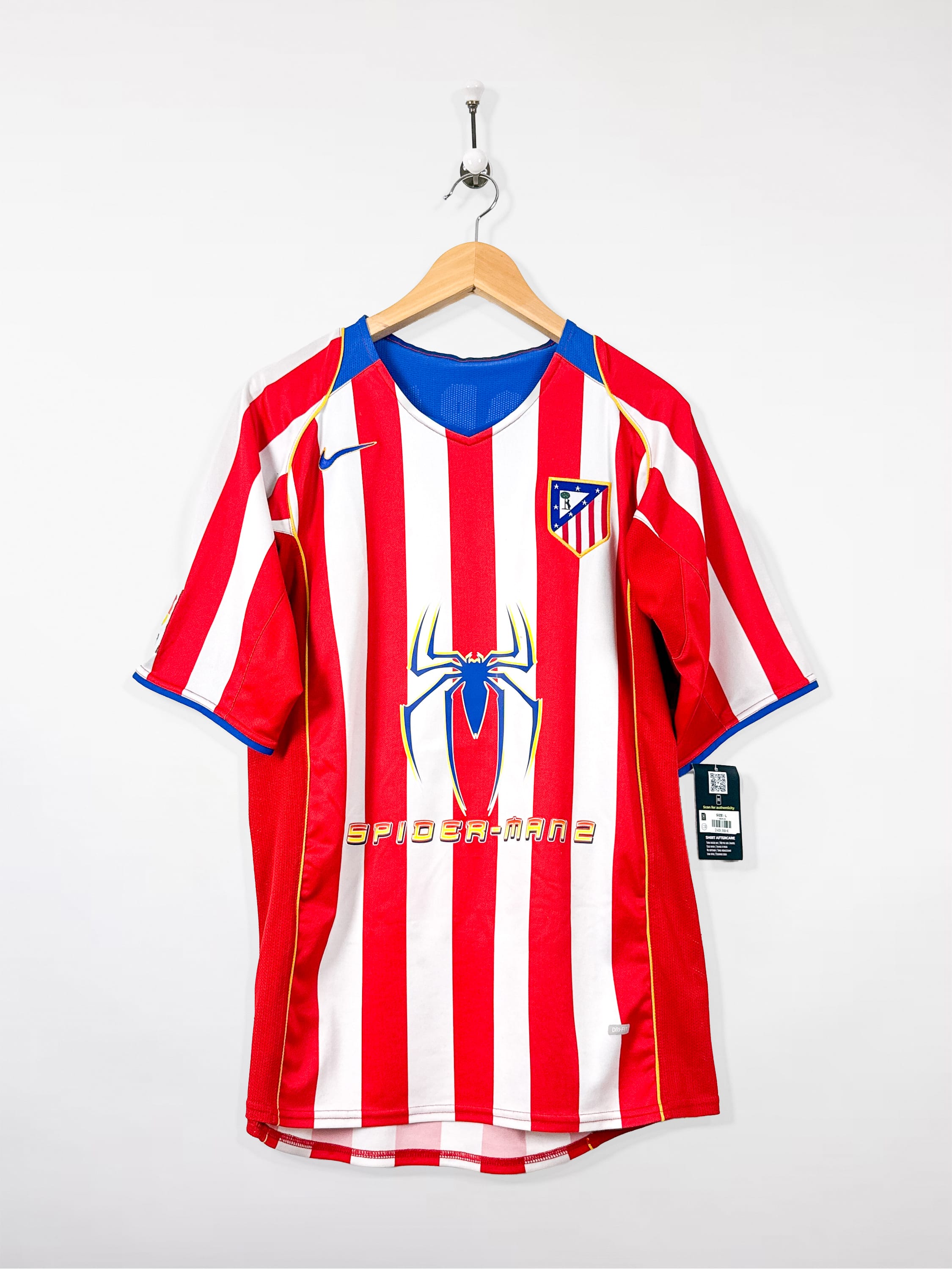 Maillot Atlético Madrid Spiderman 2004/05 Home (L) TORRES #9