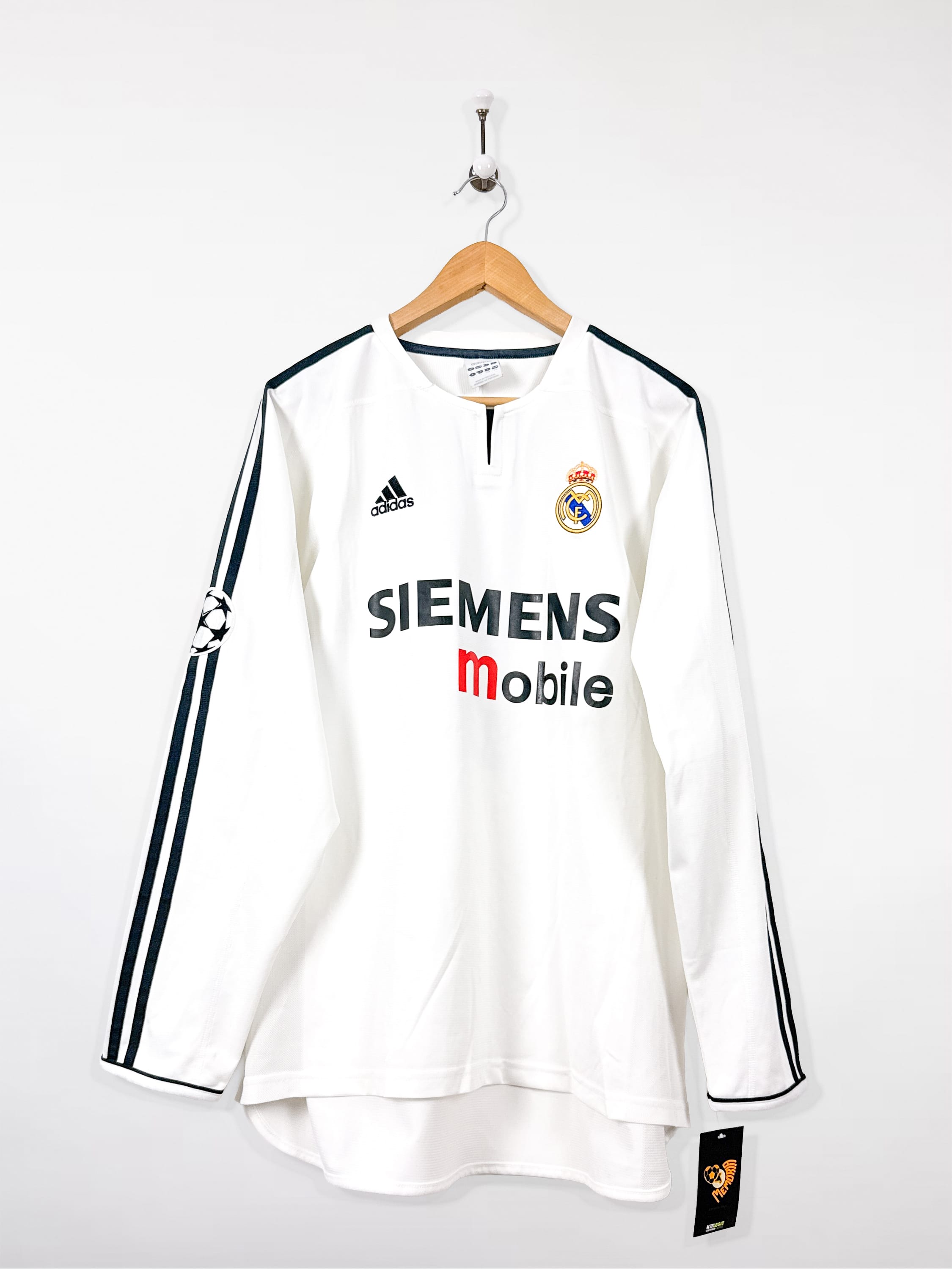 Maillot Real Madrid 2003/04 Home (L) ZIDANE #5 L/S UCL