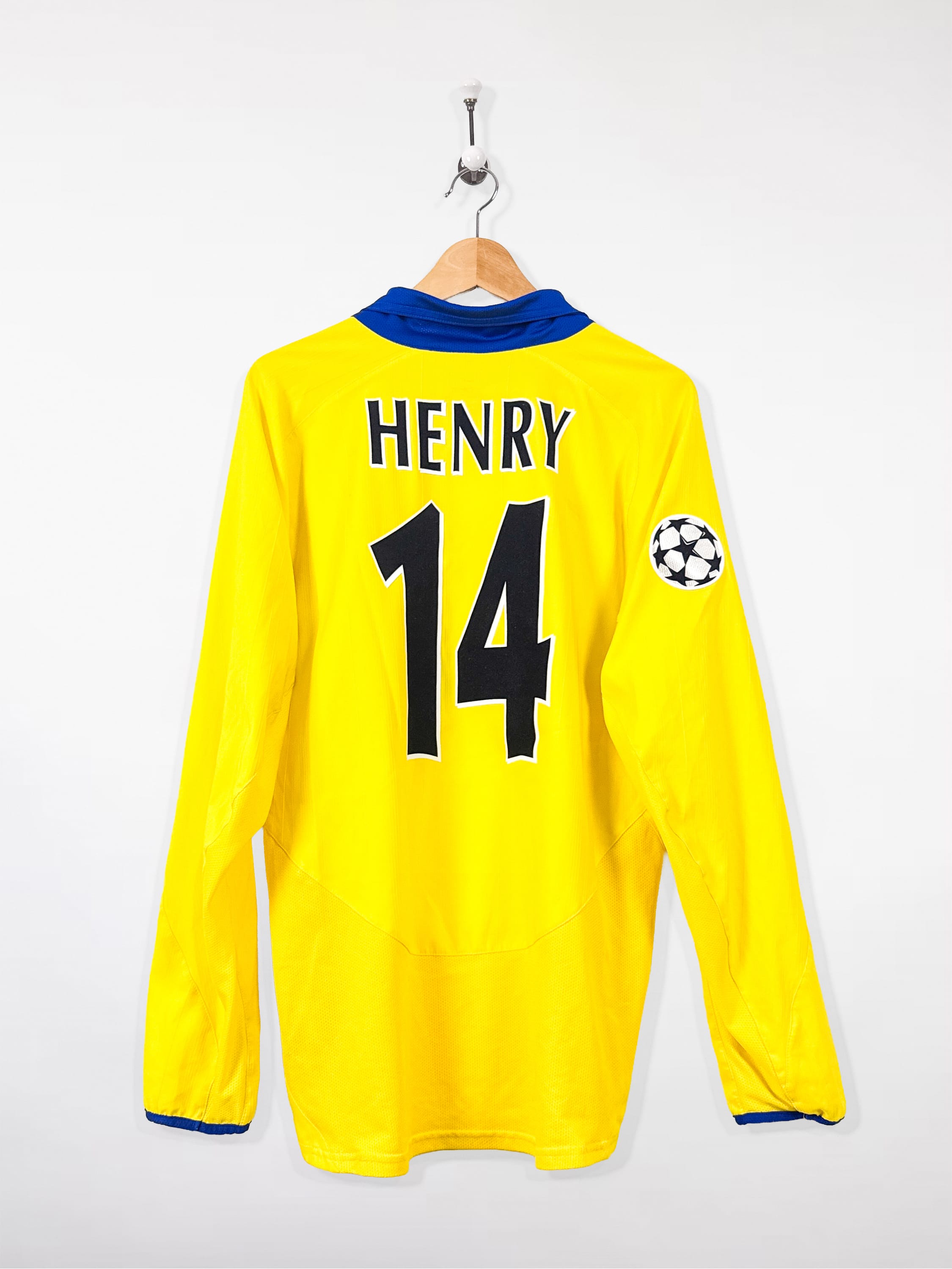 Maillot Arsenal 2003/04 Away (L) HENRY #14 L/S UCL
