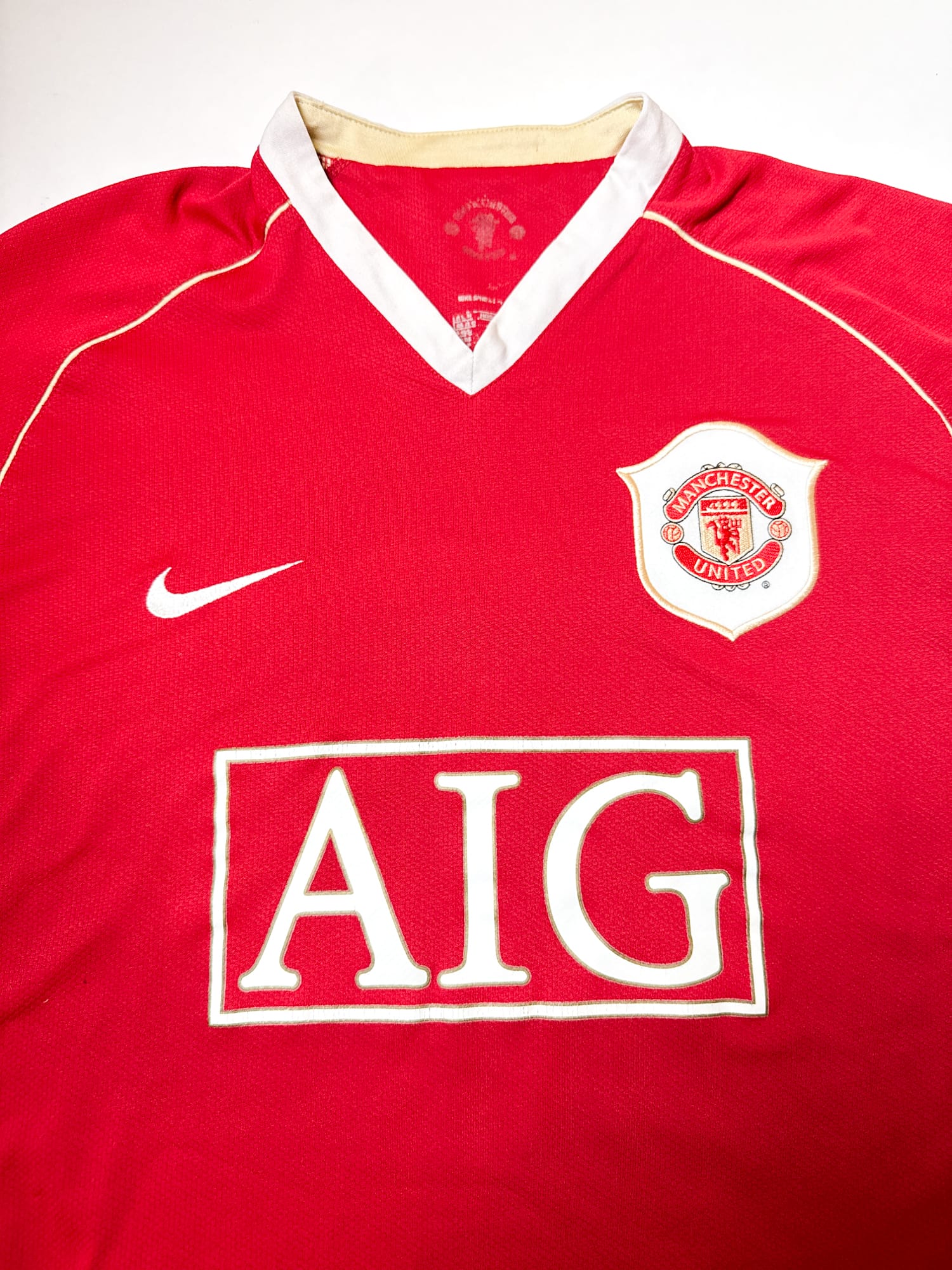 Maillot Manchester United 2006/07 Home (M) RONALDO #7 L/S