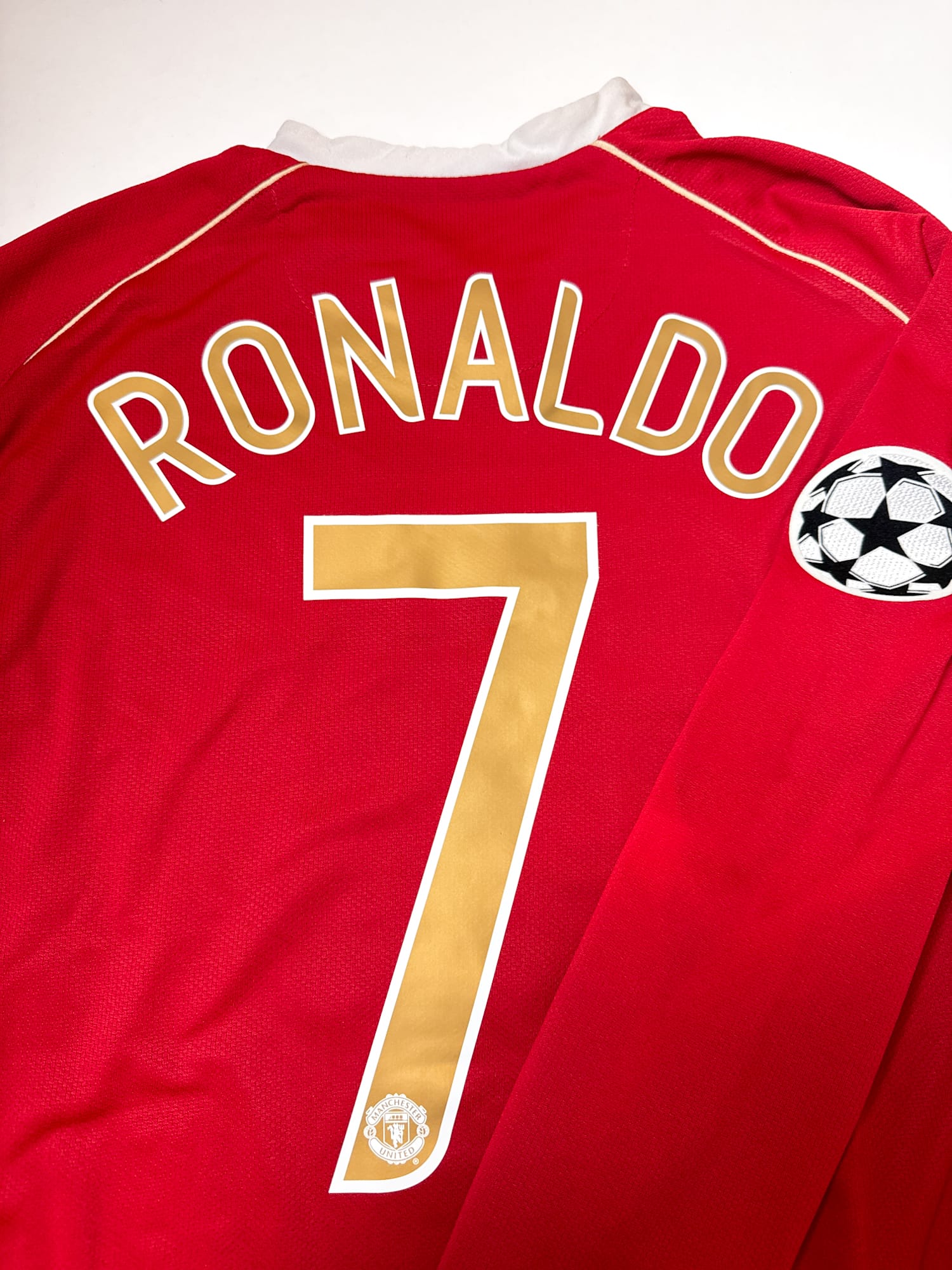 Maillot Manchester United 2006/07 Home (M) RONALDO #7 L/S