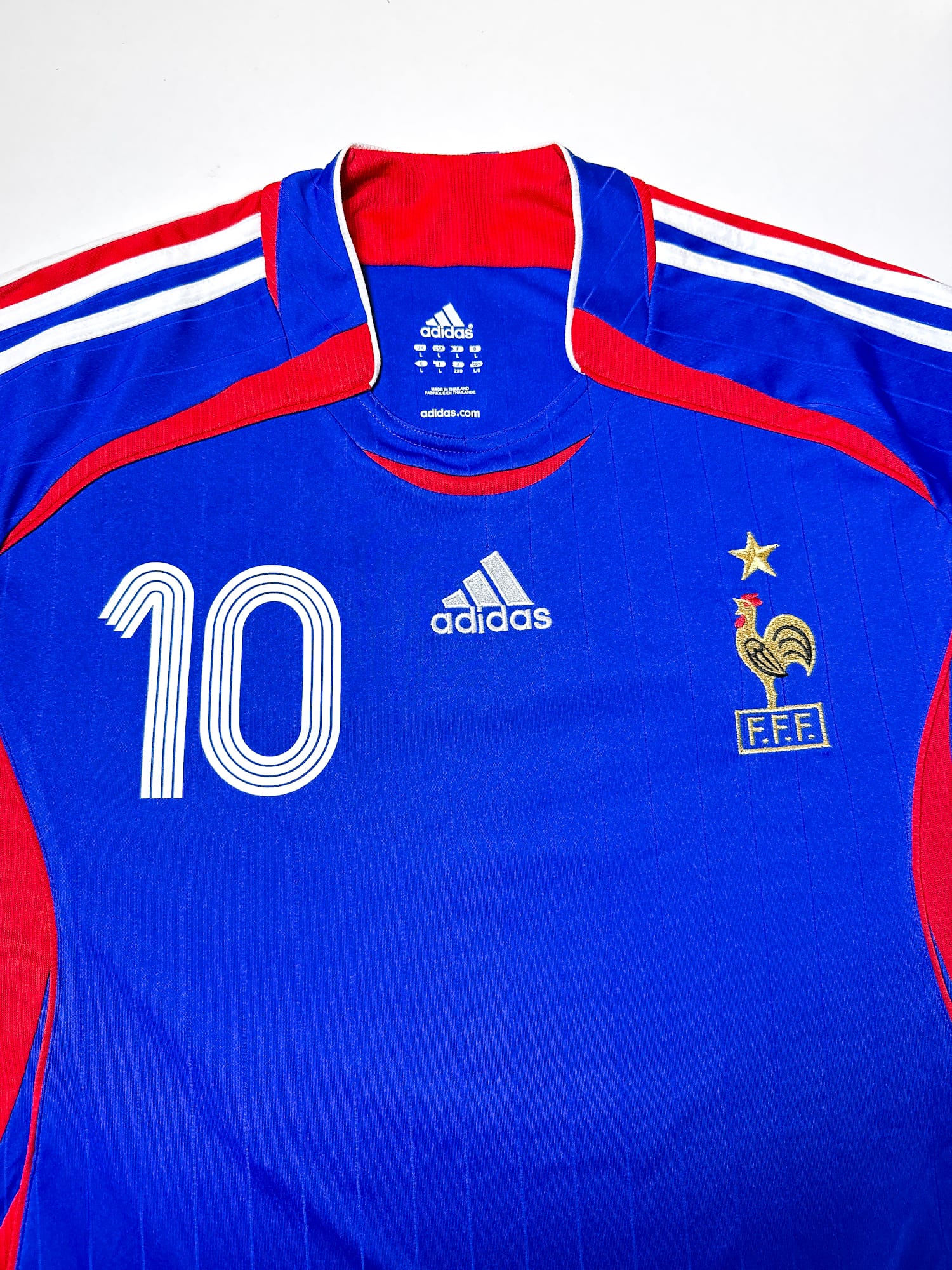 Maillot Equipe de France 2006 Home (L) ZIDANE #10 L/S BNWT