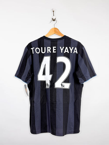 Maillot Extérieur Manchester City 2011/12 - Yaya Touré #42, Taille L, Umbro
