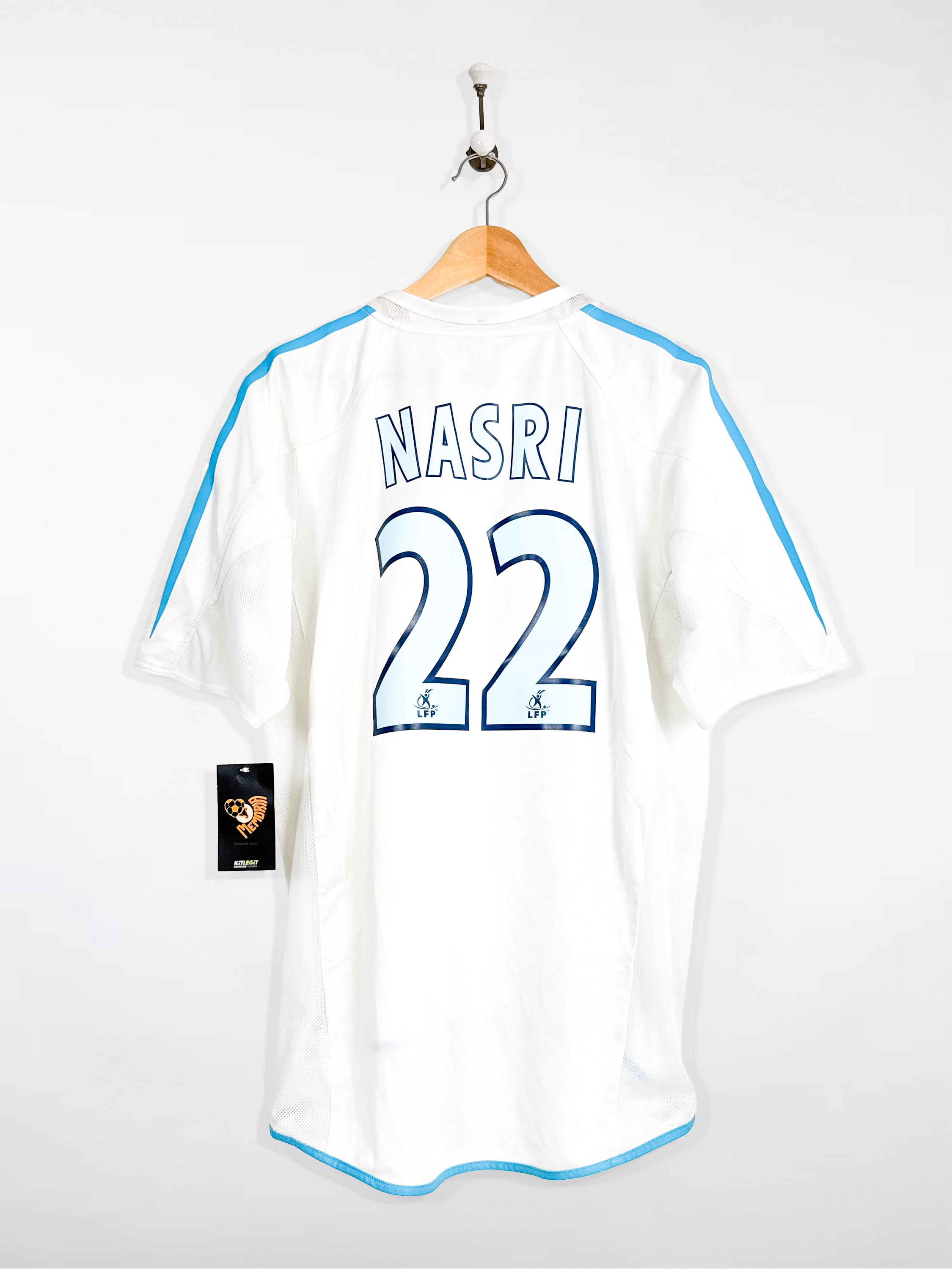 Maillot Olympique de Marseille 2004/05 Home (L) NASRI #22