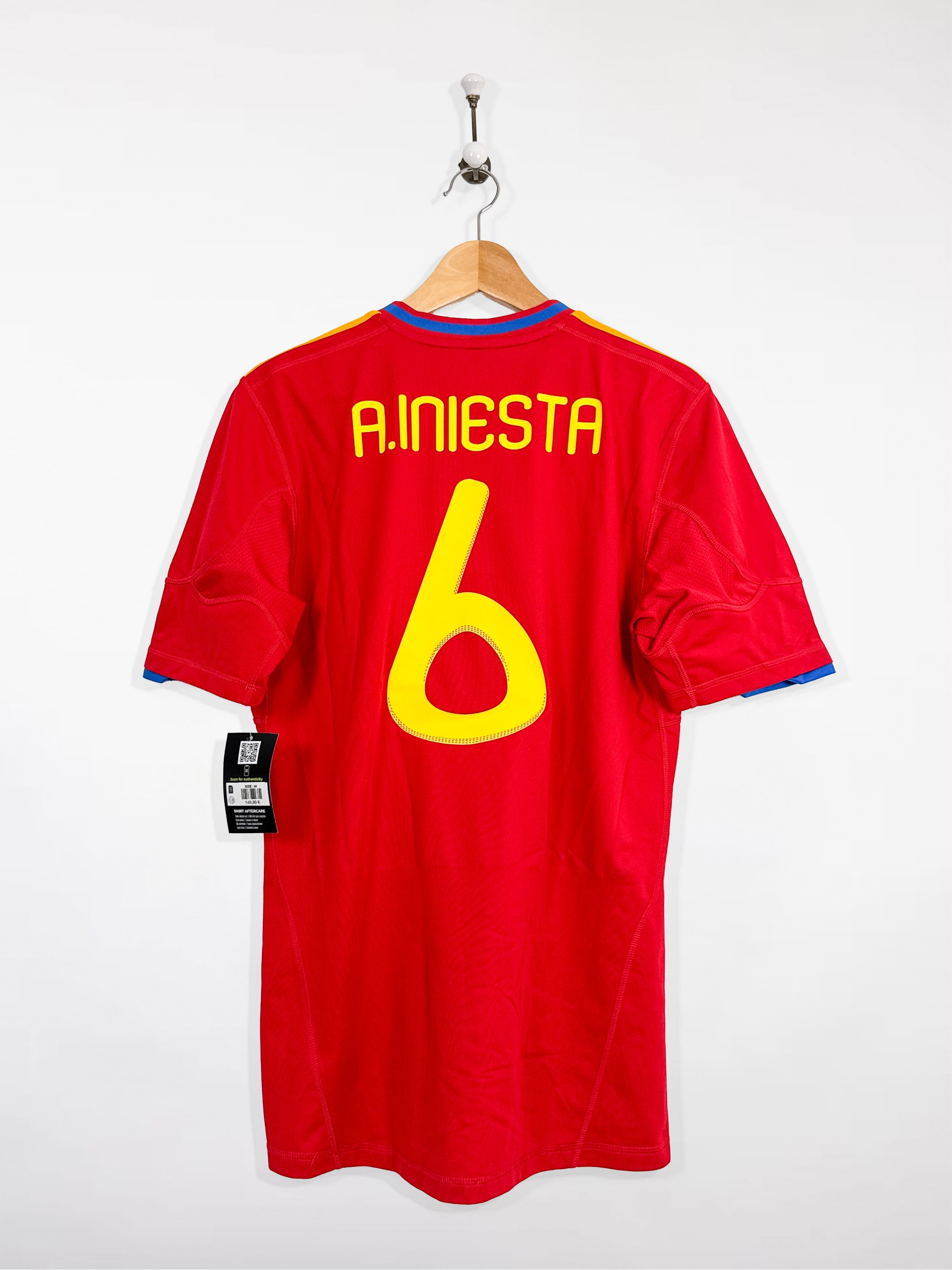 Maillot Espagne 2010 Home (M) INIESTA #6
