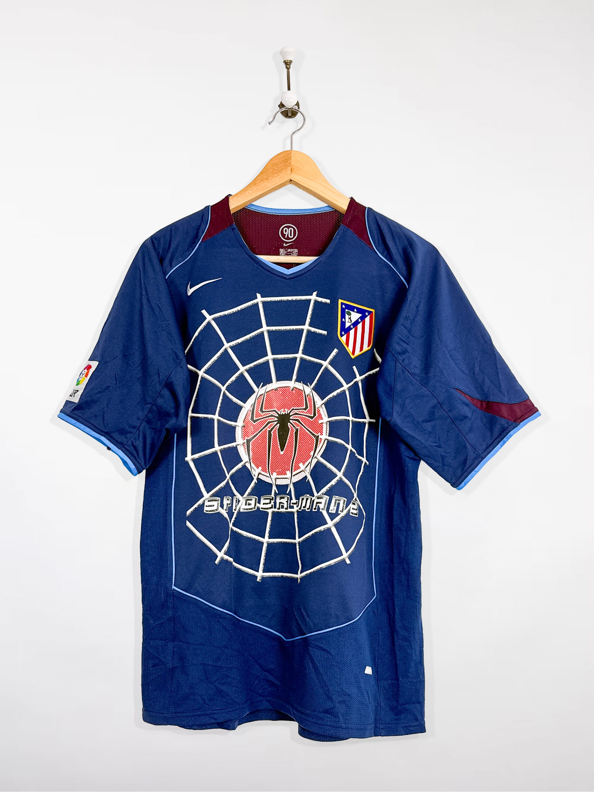 Maillot Atlético Spiderman Madrid 2004/05 Away (M) TORRES #9